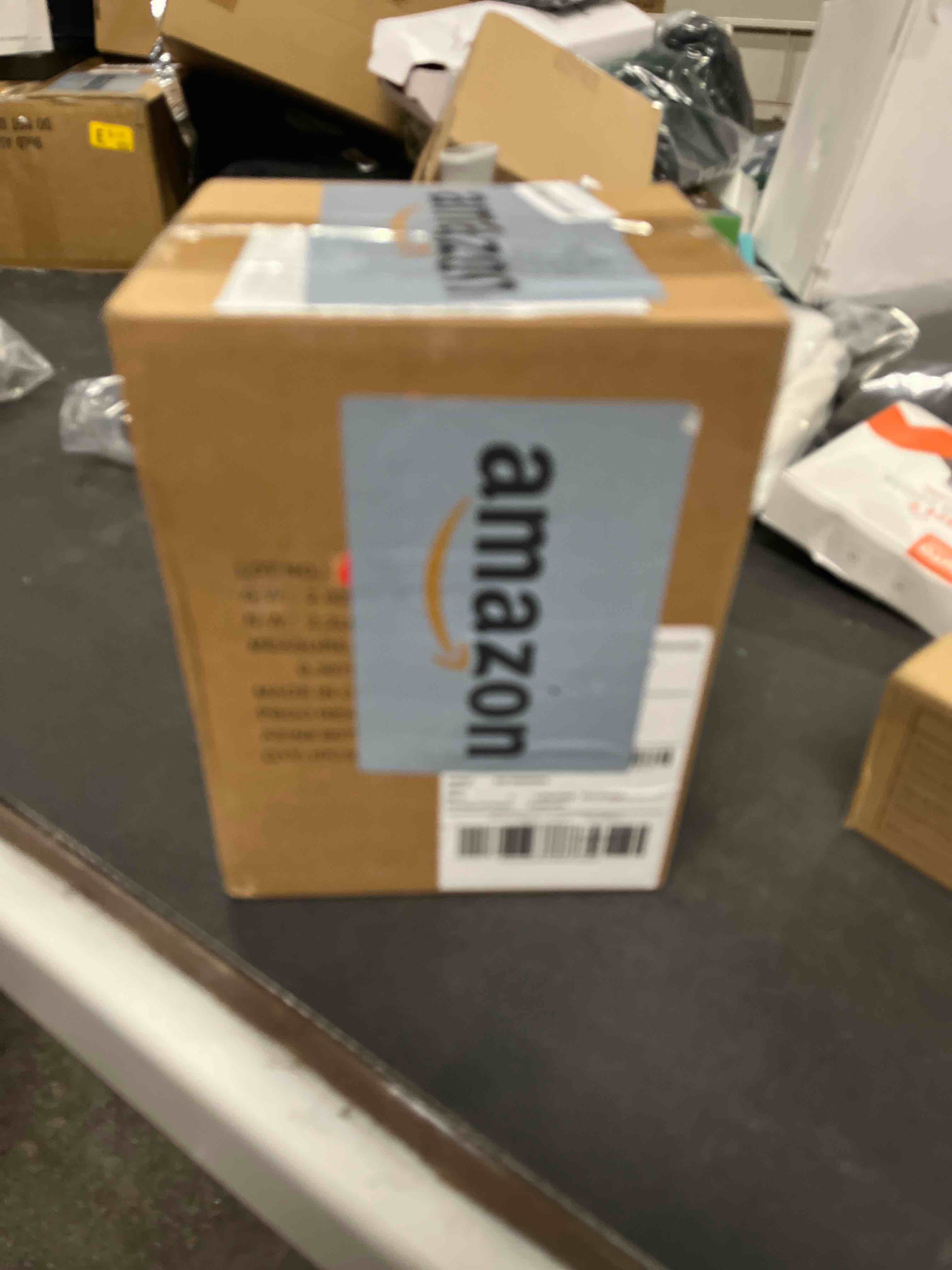 Condition photo showing Good Condition for Amazon Basics Ceramic Space Heater, Portable Indoor Heating Solution, With Overheat and Tip-Over Protection, Thermostat, Non-Oscillating, 1500W, 7.52"D x 6.34"W x 9.45"H, Black Non-oscillating black