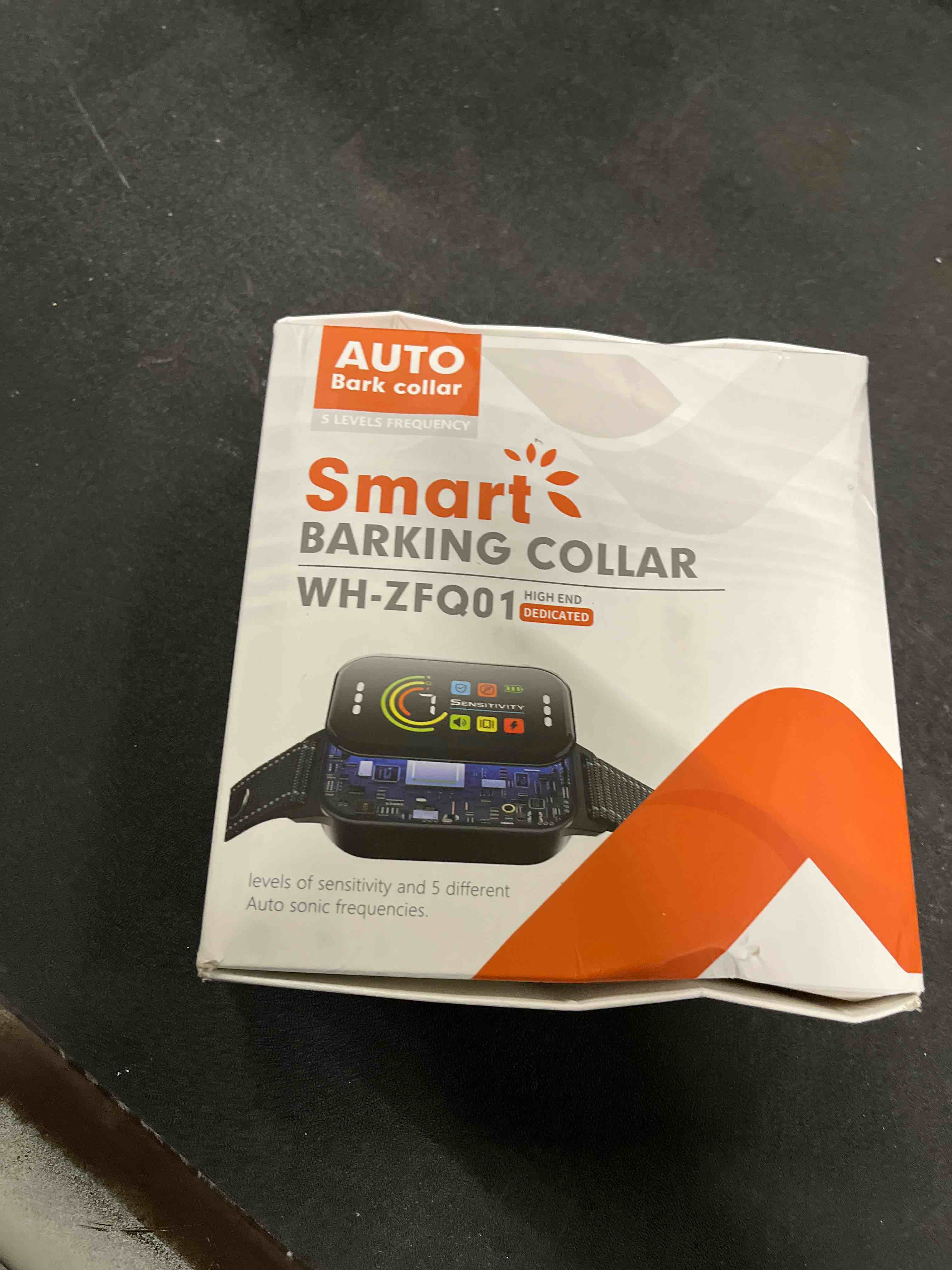 Condition photo showing Good Condition for JEUJE Dog Bark Collar 2 Pack, Bark Collar for Large Medium Small Dogs 8-120lbs, AUTO Barking Collar, Bark Training Collar with 7-Level Sensitivity + 5 Safety Modes Humane Training System Black-2Pack