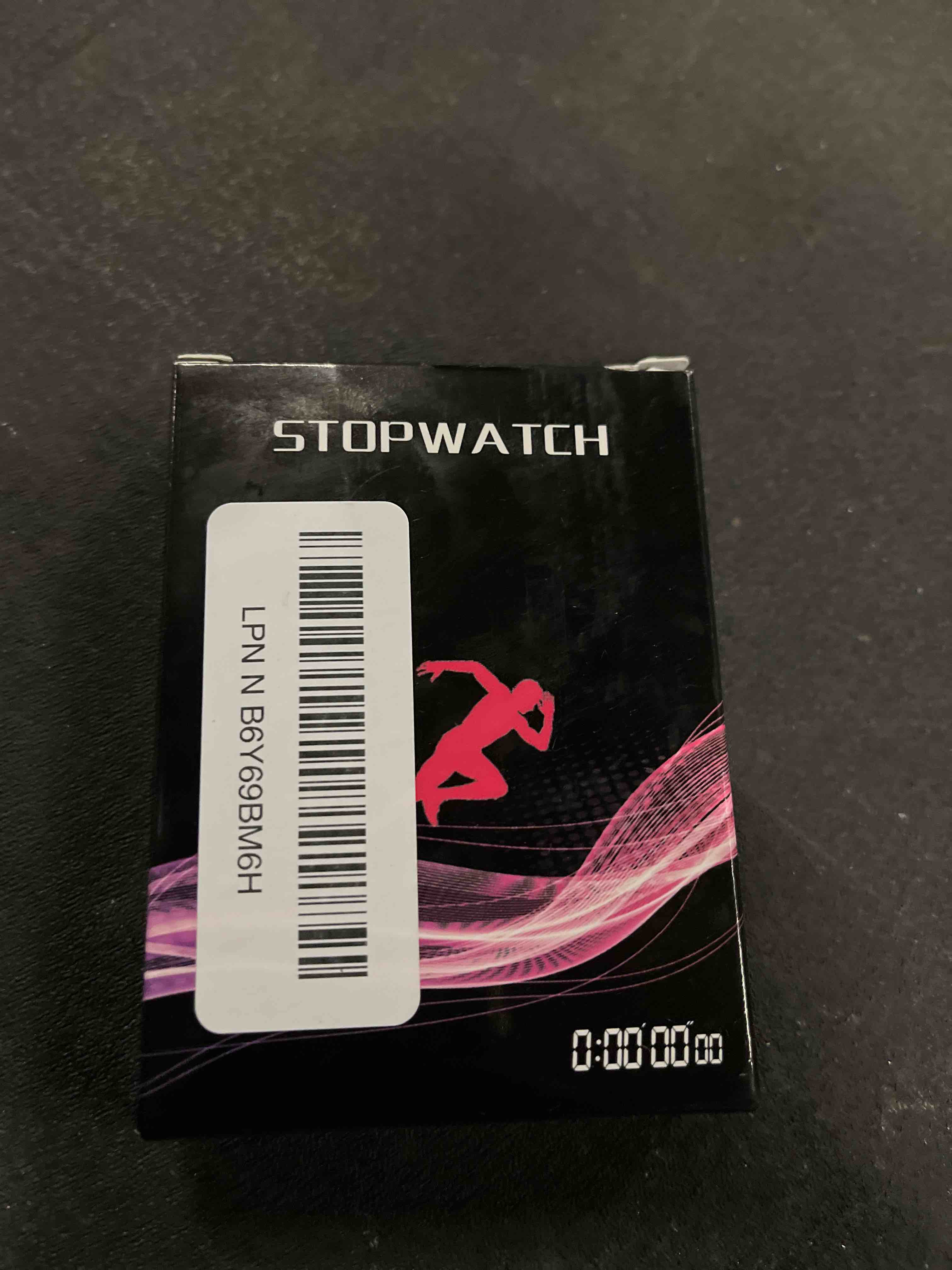 Condition photo showing Good Condition for Waterproof Stopwatch Timer Only Stopwatch Mode, ON/Off Silent Large Display Simple Operation, Without Clock Date Countdown, Digital Stop Watch for Sports Coaches, Black waterproof-black