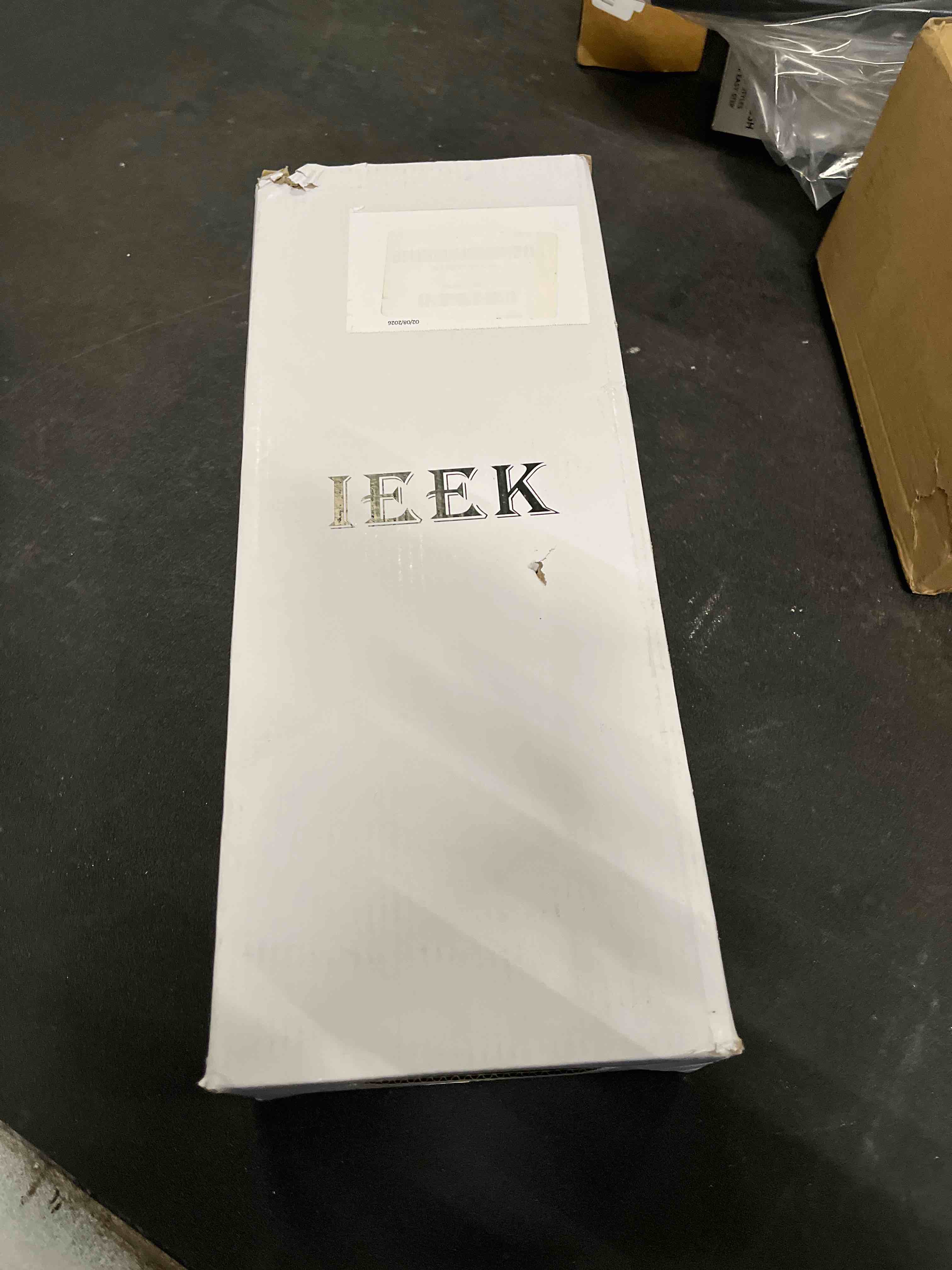 Condition photo showing Good Condition for IEEK Toilet Paper Holder with Storage Acrylic Basket, Modern Tank Tray with Non-Slip Mat, Black Decor for Bathroom, Vanity, Bedroom, Entryway, Living Room