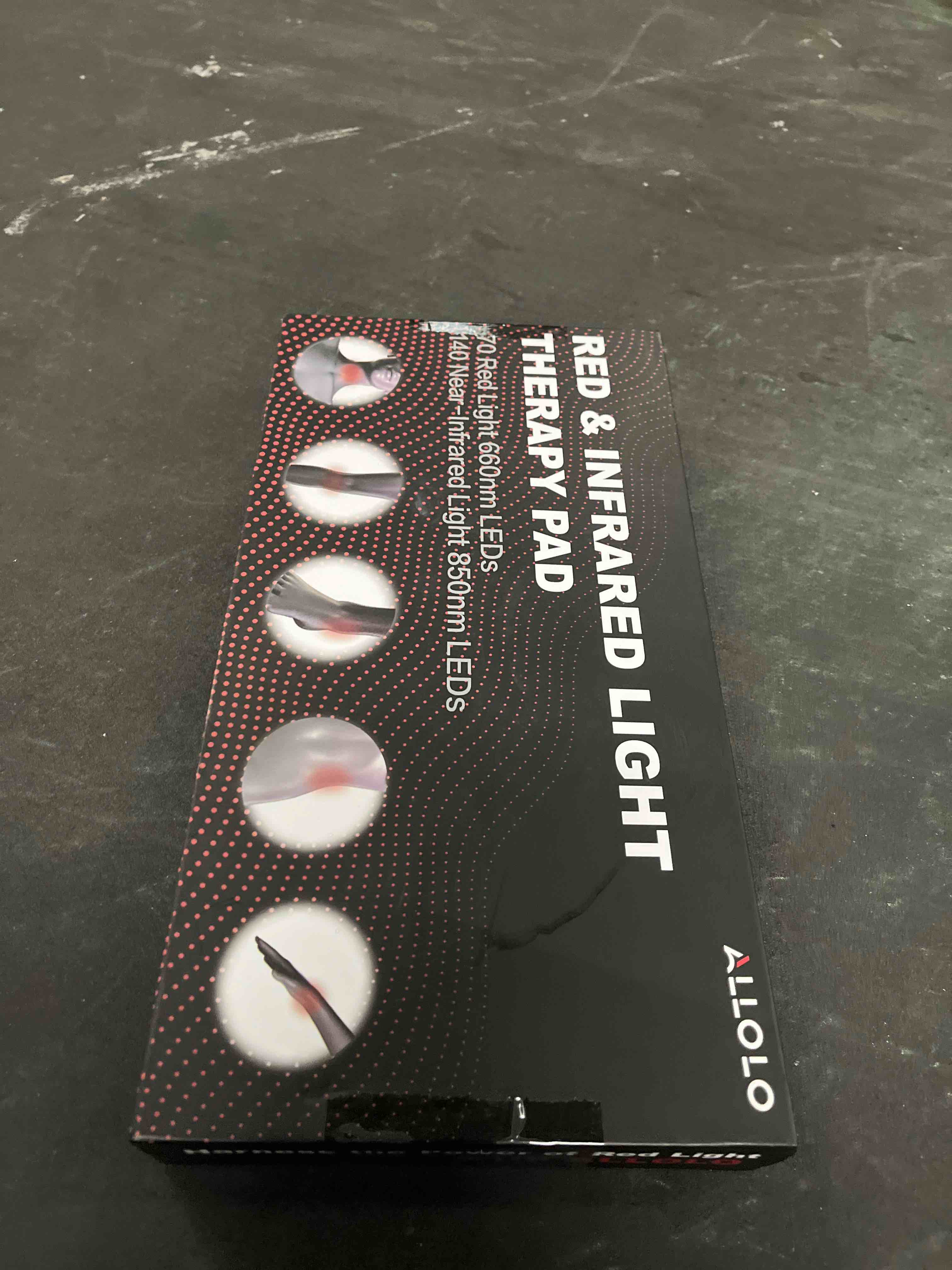 Condition photo showing Good Condition for ALLOLO Red Light Therapy for Body, 3-in-1 LED Bead Red Light Therapy Belt with Timer Remote Control, 12.6"*6.3" 660nm&850nm Infrared Light Therapy for Body Back Waist Shoulder Knee Joint (Corded)