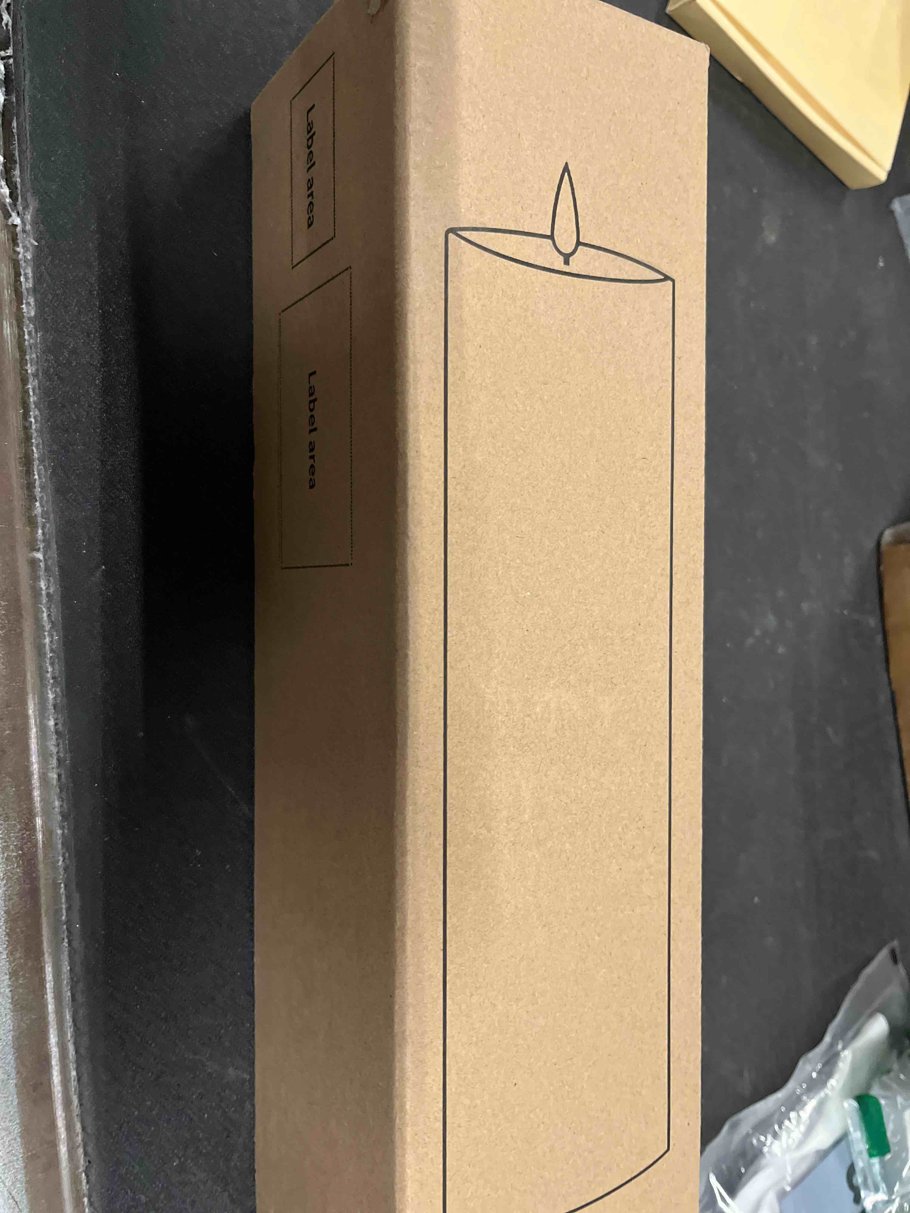 Condition photo showing Good Condition for 14" x 4" Large Outdoor Candles with Timer Waterproof, Remote Control Flickering Flameless Candles Battery Operated, Tall Fake LED Pillar Candle for Patio Porch Lantern, Ivory, 1 Pack 4"x14"-1 Pack