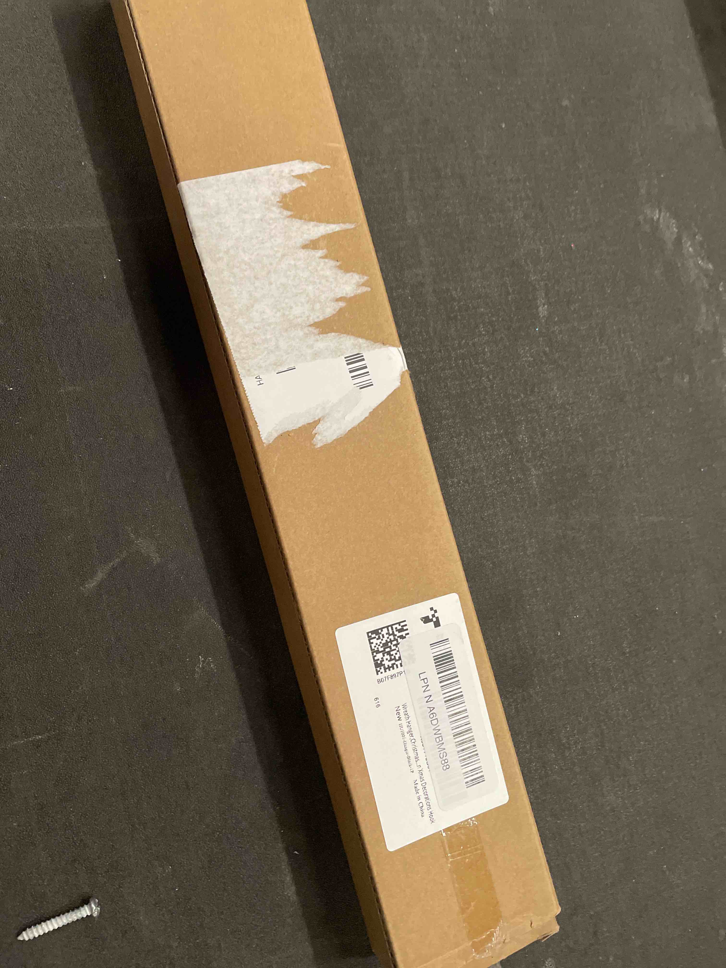 Condition photo showing Good Condition for Wreath Hanger,Easter Decorations Adjustable Wreath Hanger for Front Door Decor from 14.9-25",Over The Door Hooks Organizer 20 lbs Larger Wreaths Hangers Christmas Wreaths Decorations Hook Black