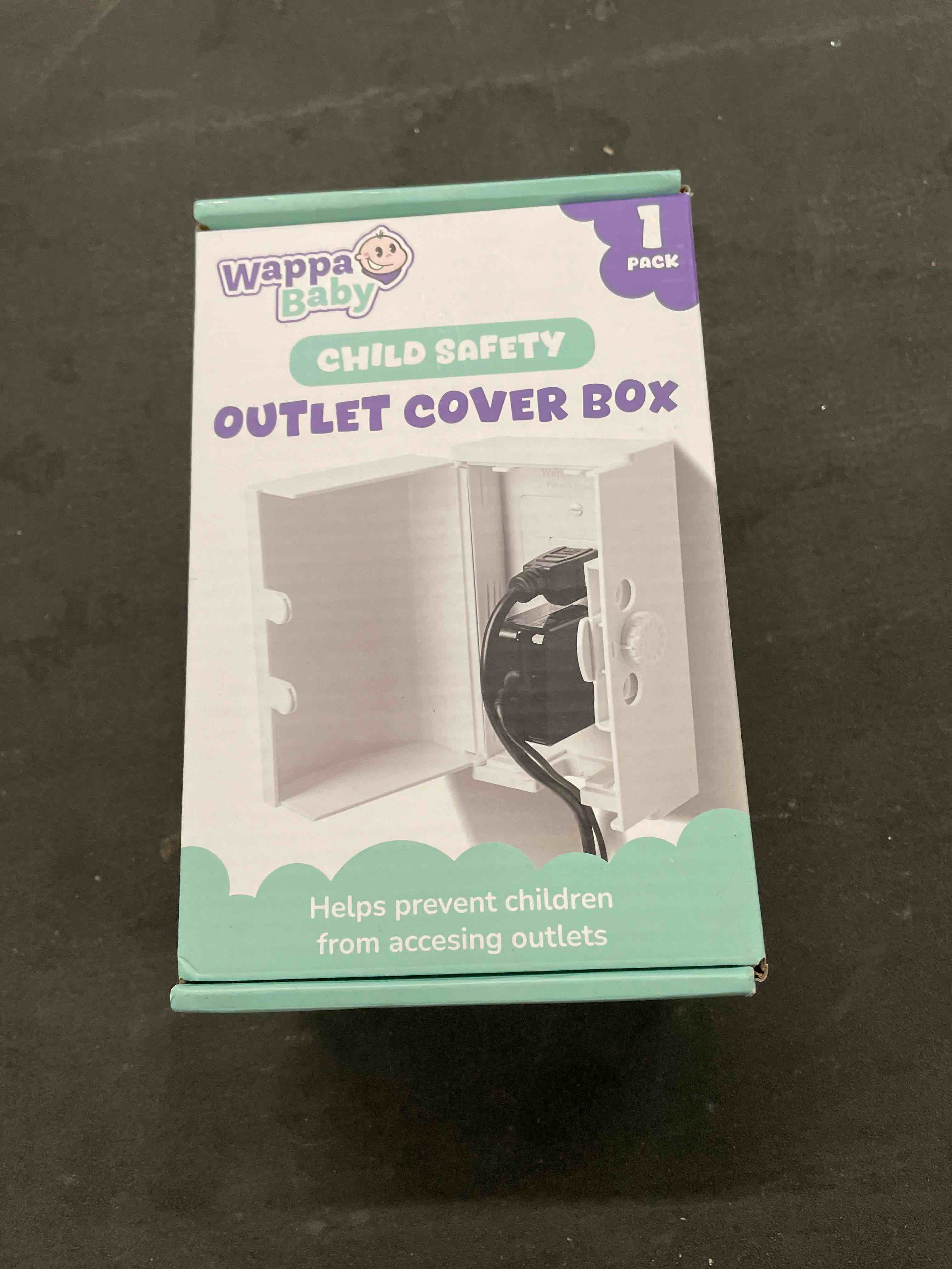 Condition photo showing Good Condition for Outlet Cover BOX Baby Proofing (1-Pack) Patented Dual-Lock for Much Better Toddler Proofing, Easy Operation, Simple 3 Step Install with Included Screws. Provides Extra Space Inside for Plugs,Adapters White 1 Count (Pack of 1)