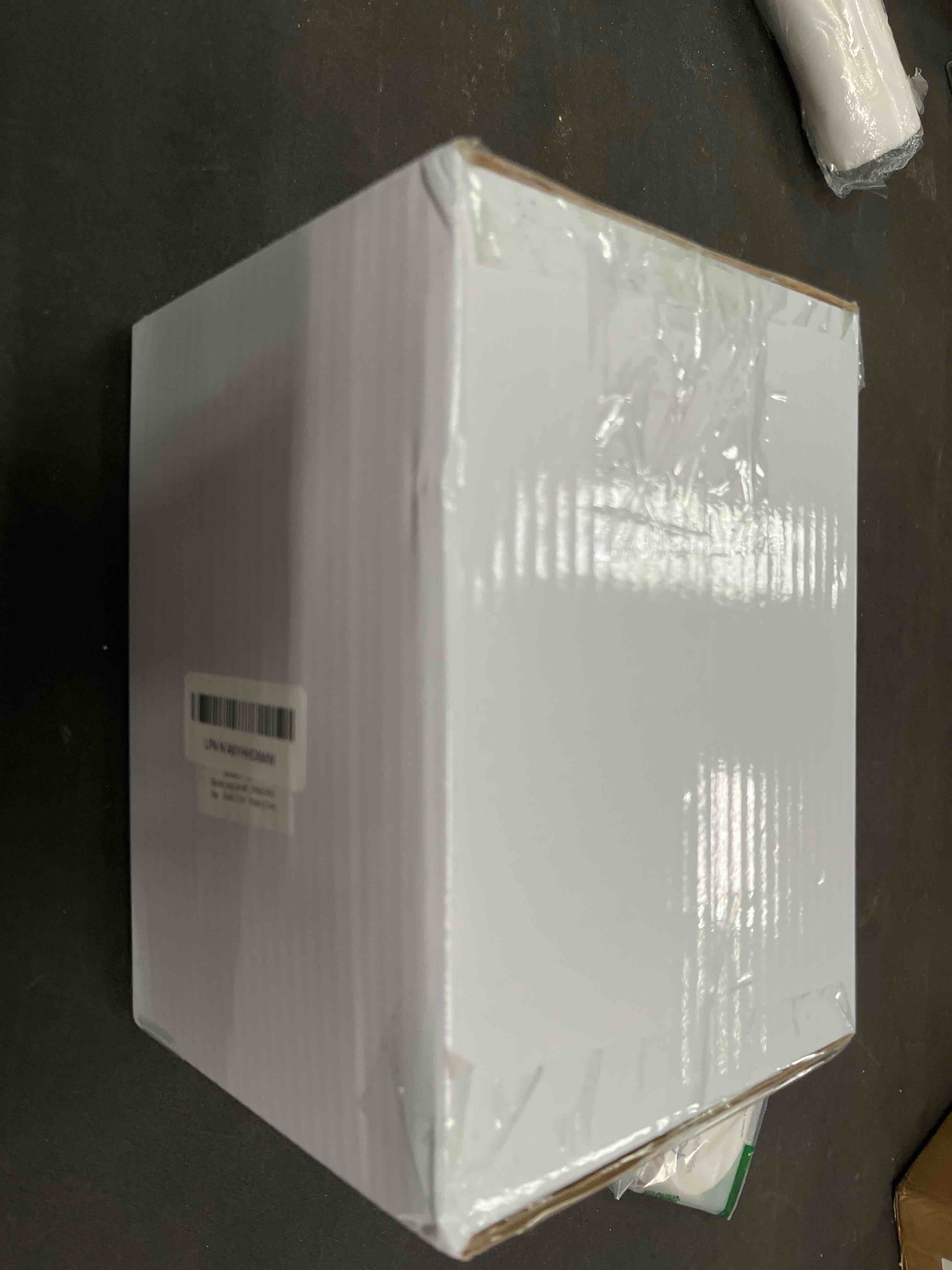 Condition photo showing Good Condition for Large Jar with Lid, Ceramic Coffee Container Kitchen Food Storage Jars with Airtight Lids for Spice Cookie Ground Coffee, Decorative Jars for Coffee Countertop, Bar Accessories- White 64 fl.oz