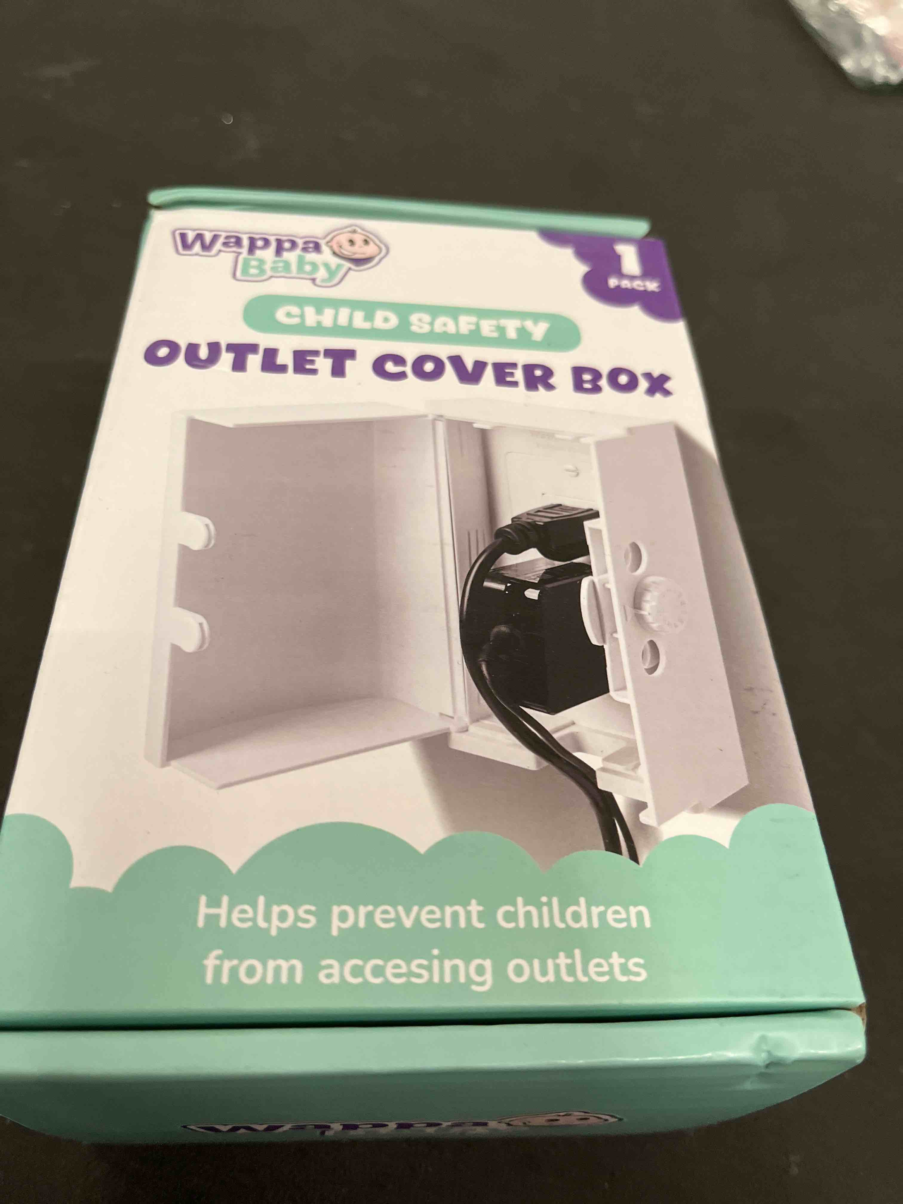 Condition photo showing Good Condition for Outlet Cover BOX Baby Proofing (1-Pack) Patented Dual-Lock for Much Better Toddler Proofing, Easy Operation, Simple 3 Step Install with Included Screws. Provides Extra Space Inside for Plugs,Adapters White 1 Count (Pack of 1)