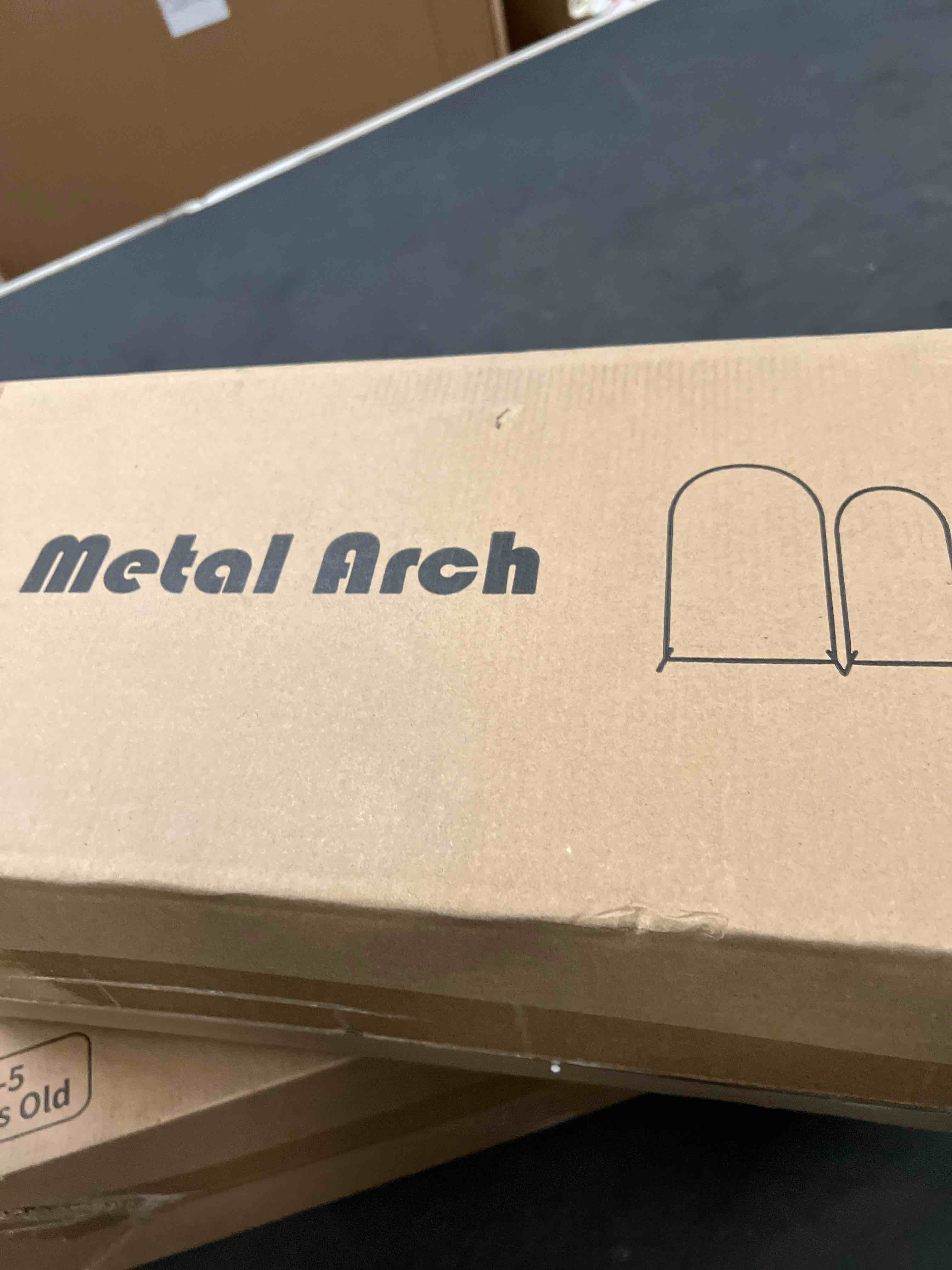 Condition photo showing Good Condition for 2 Pack Metal Arch Backdrop Stand (7.2FT/6FT), Backdrop Arch Stand, Decoration Wedding Arch Stand, Gold Balloon Arch Stand for Party Backdrop 6+7.2FT