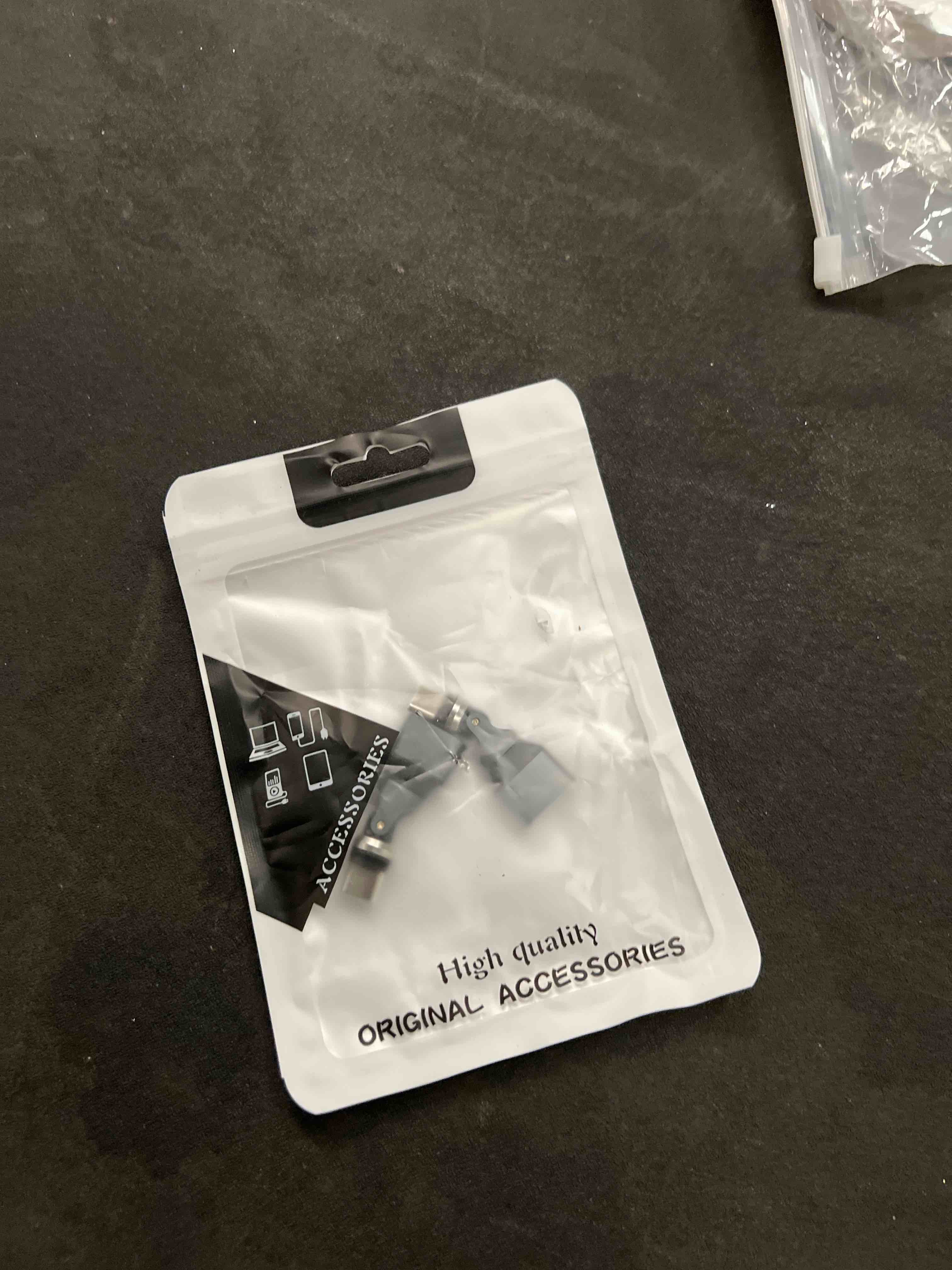 Condition photo showing Good Condition for USB C to USB Adapter [2 Pack], Can be Rotated 540 Degrees for Use, USB C Male to USB Female 2.0 Adapter, Type C to USB A OTG Adapter for MacBook Pro, Phone 15 16 Pro Max, Pad Mini/Pro, Samsung Galaxy