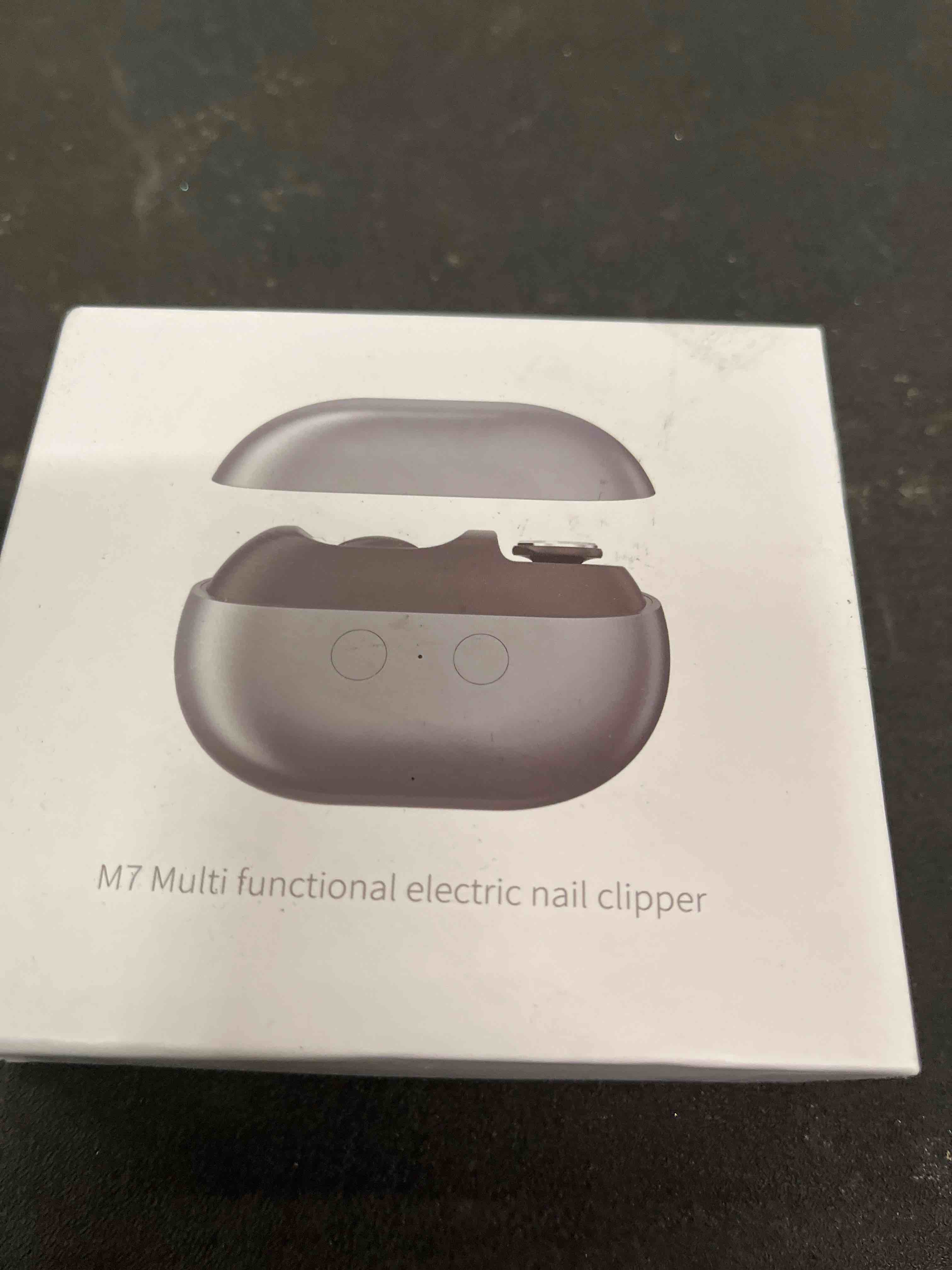 Condition photo showing Good Condition for Electric Nail Clippers for Seniors,Smart Nail Clippers 2025 New 3 in 1 Electric Toenail Clipper with Polishing and LED Light,Smart Toenail Clipper 2 Adjustable Speeds for Adults,Baby (Grey)