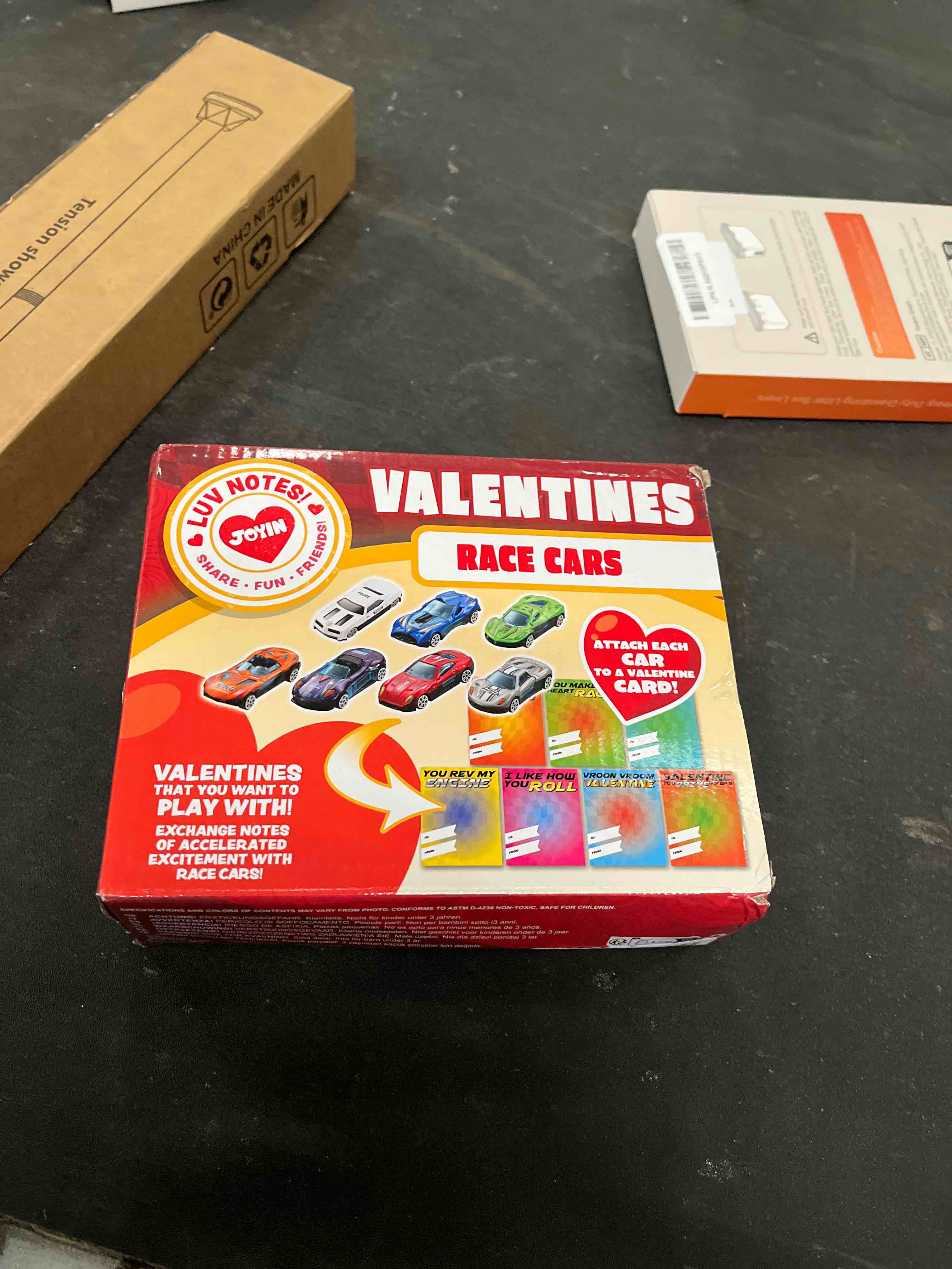 Condition photo showing Good Condition for JOYIN 28 Valentines Day Gifts Cards with Die-Cast Racing Cars Vehicle for Kids School Classroom Exchange Party Favor Gift Supplies fashion