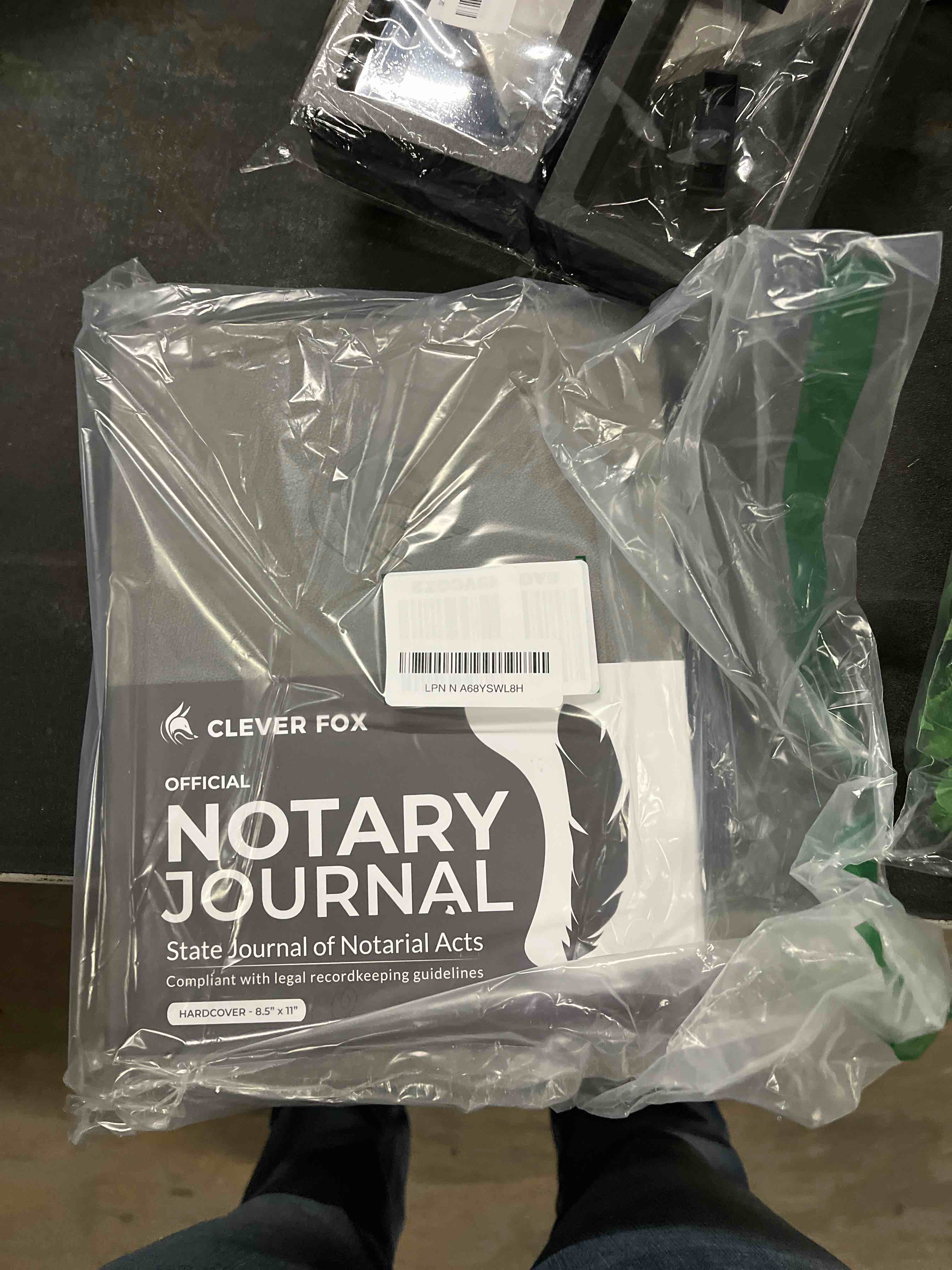 Clever Fox Notary Journal Log Book – Notary Public Journal of Notarial Acts – Supplies for Notaries 