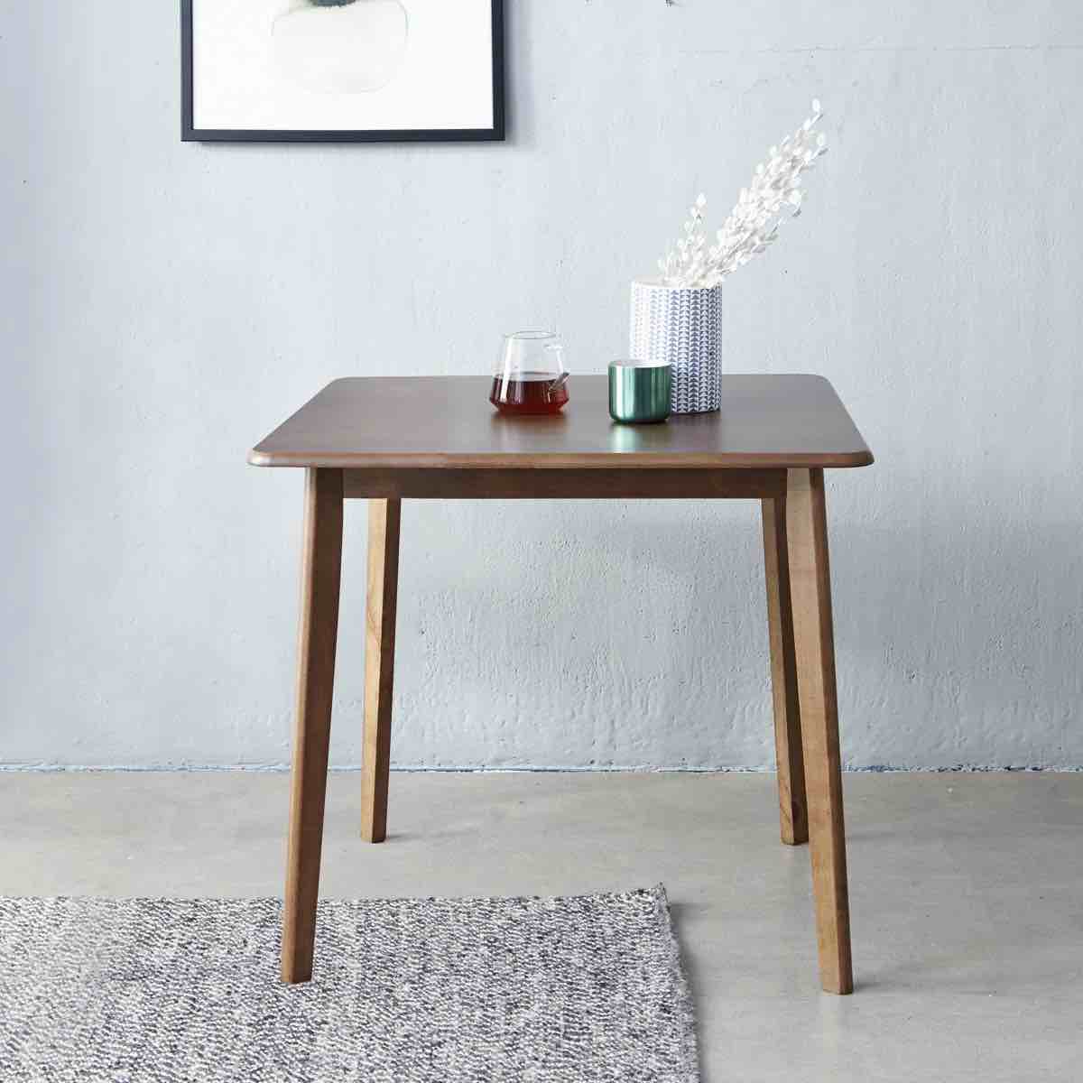 glaskowski 27.6"l mid-century modern solidwood dining table