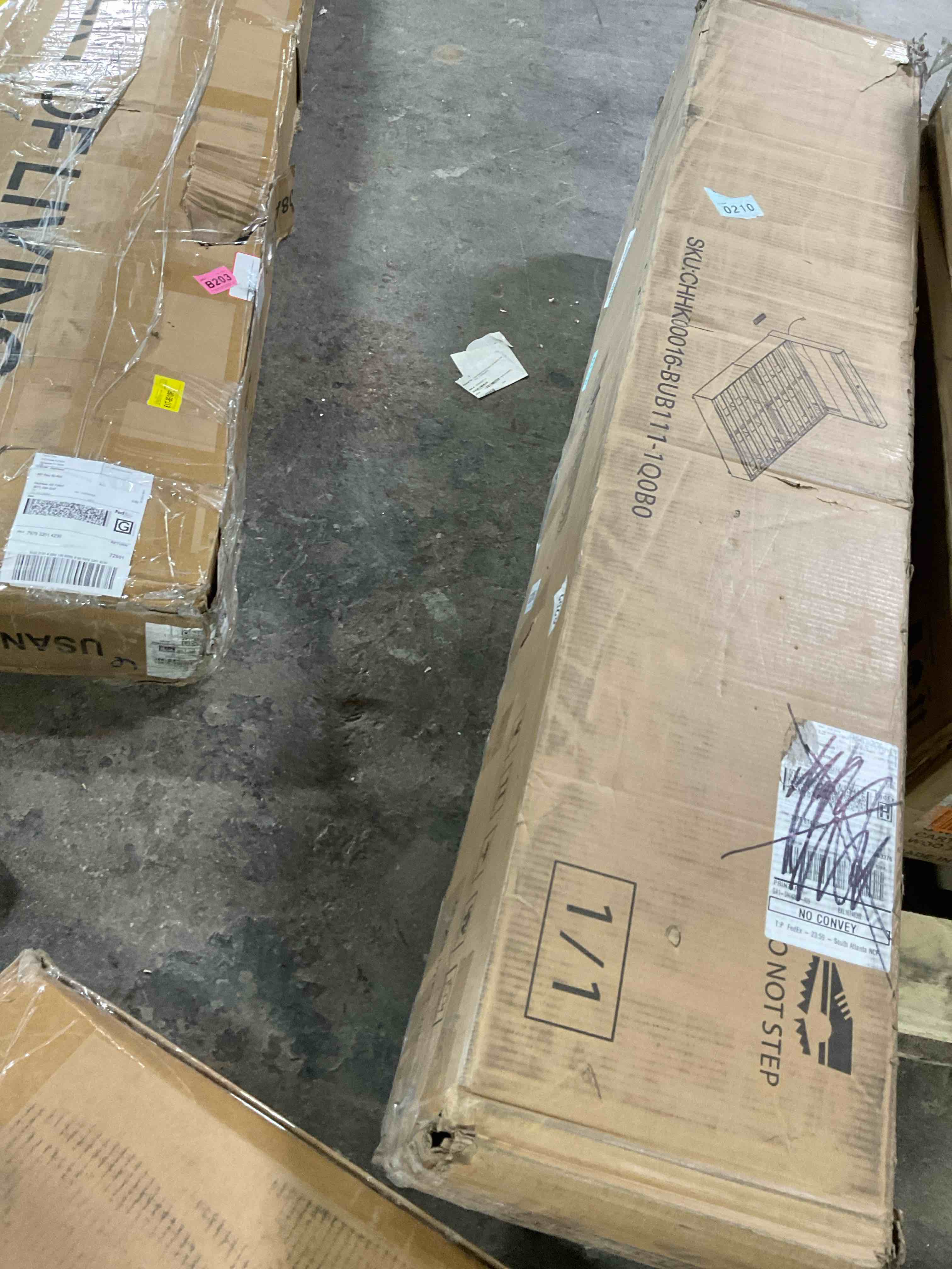 Condition photo showing As Is for Wood Bed Frame