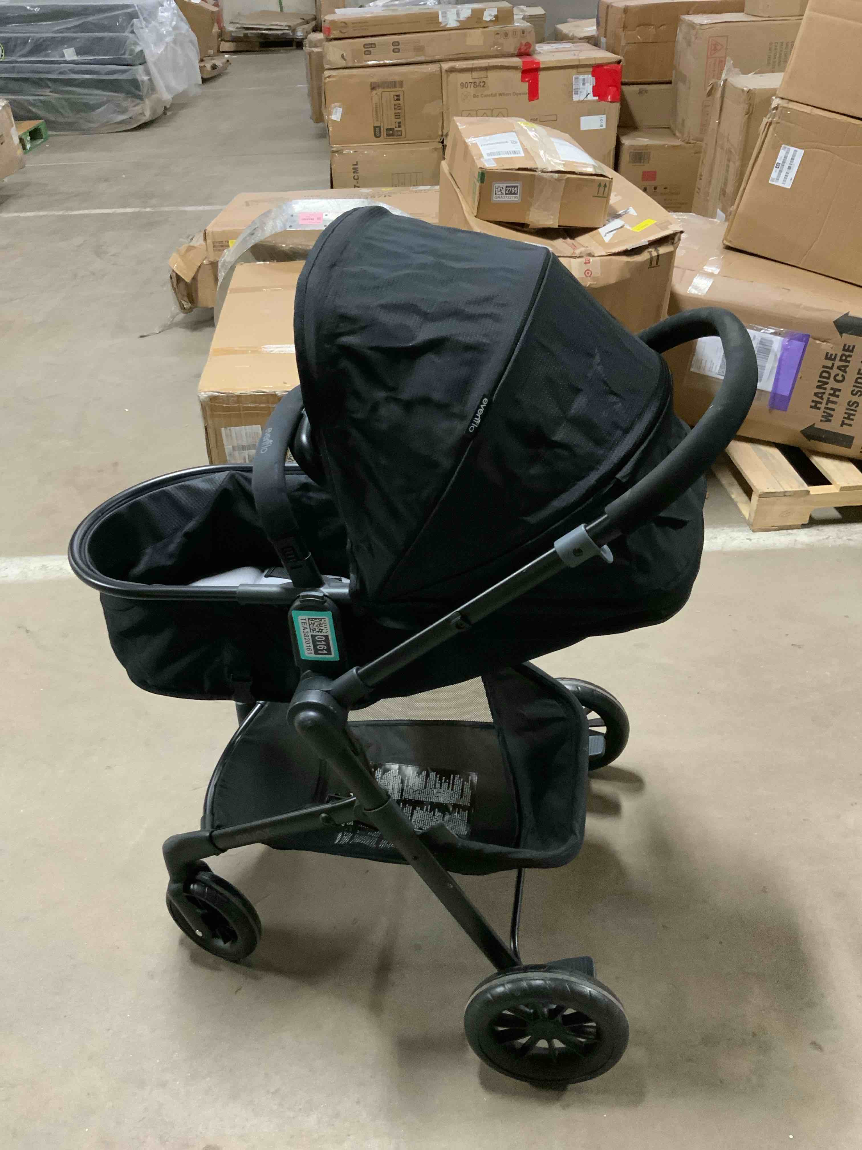 Condition photo showing Good Condition for (NO CARSEAT)EVENFLO, THREE AND ONE STROLLER, BASSINET, AND STROLLER