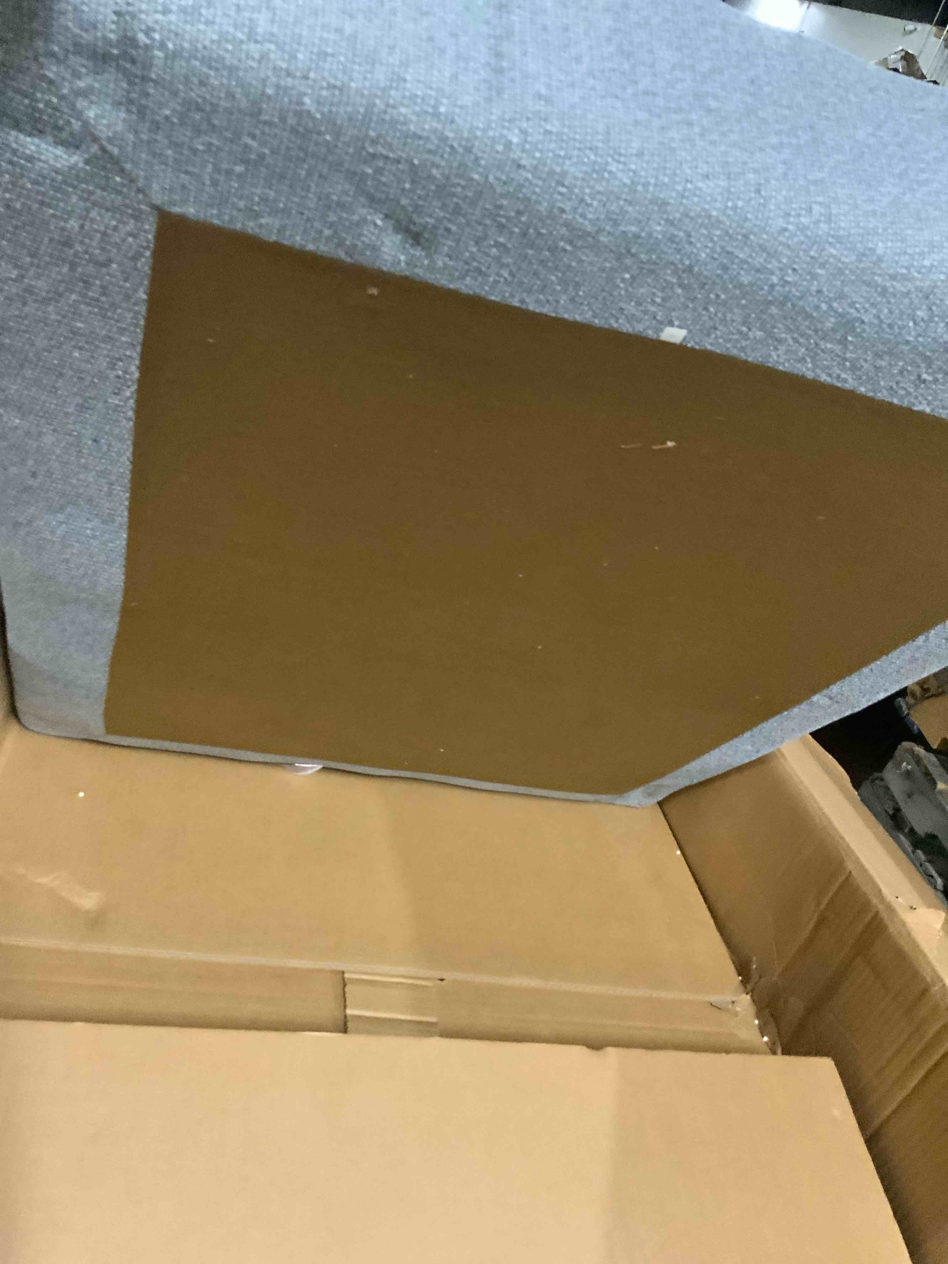 Condition photo showing Good Condition for (MISSING ONE LEG ) GREY UPHOLSTERED CHAIR BASE