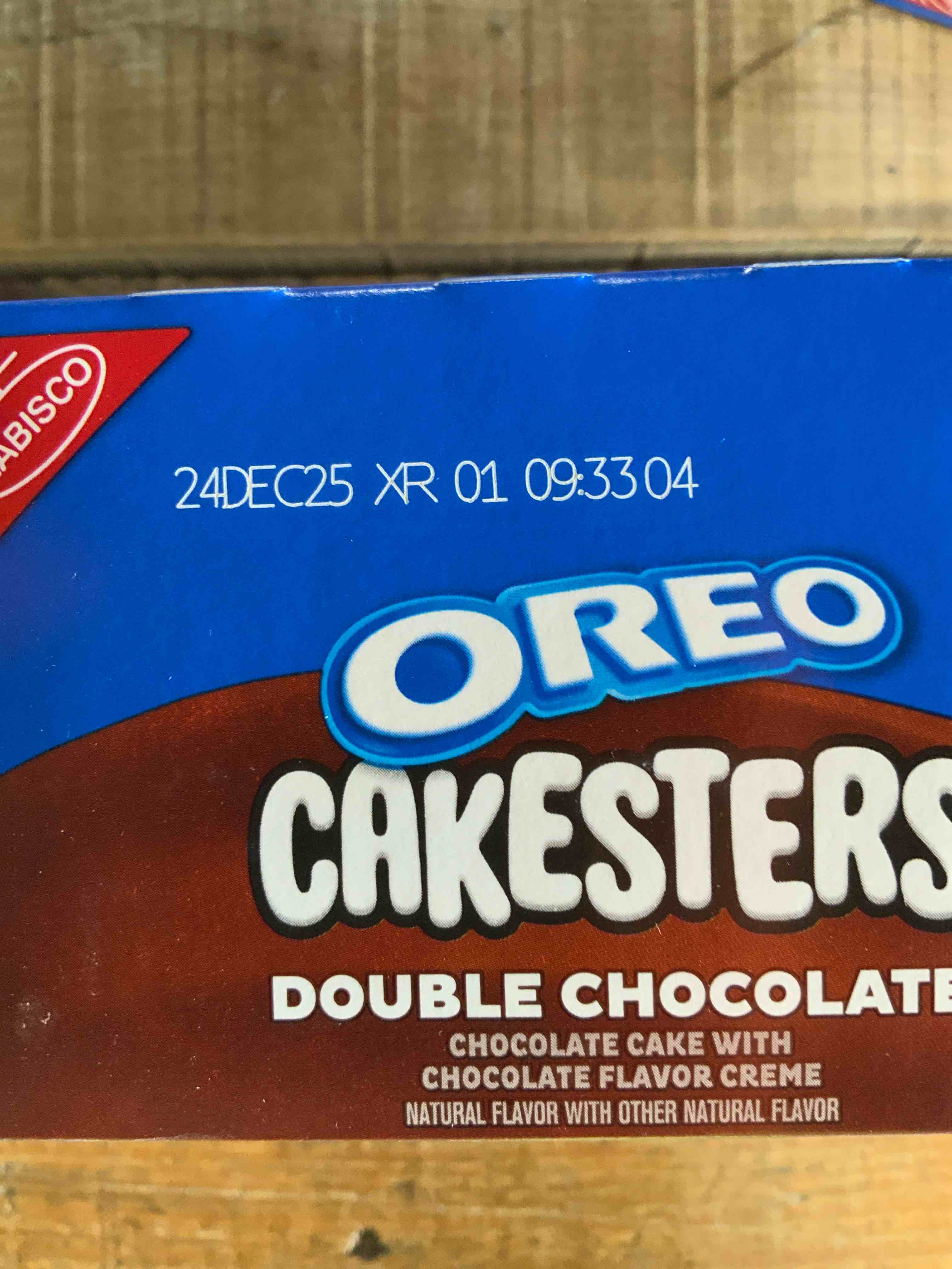 Condition photo showing New/Like New for OREO Cakesters Double Chocolate Soft Snack Cakes, 5-2.02 oz Snack Packs