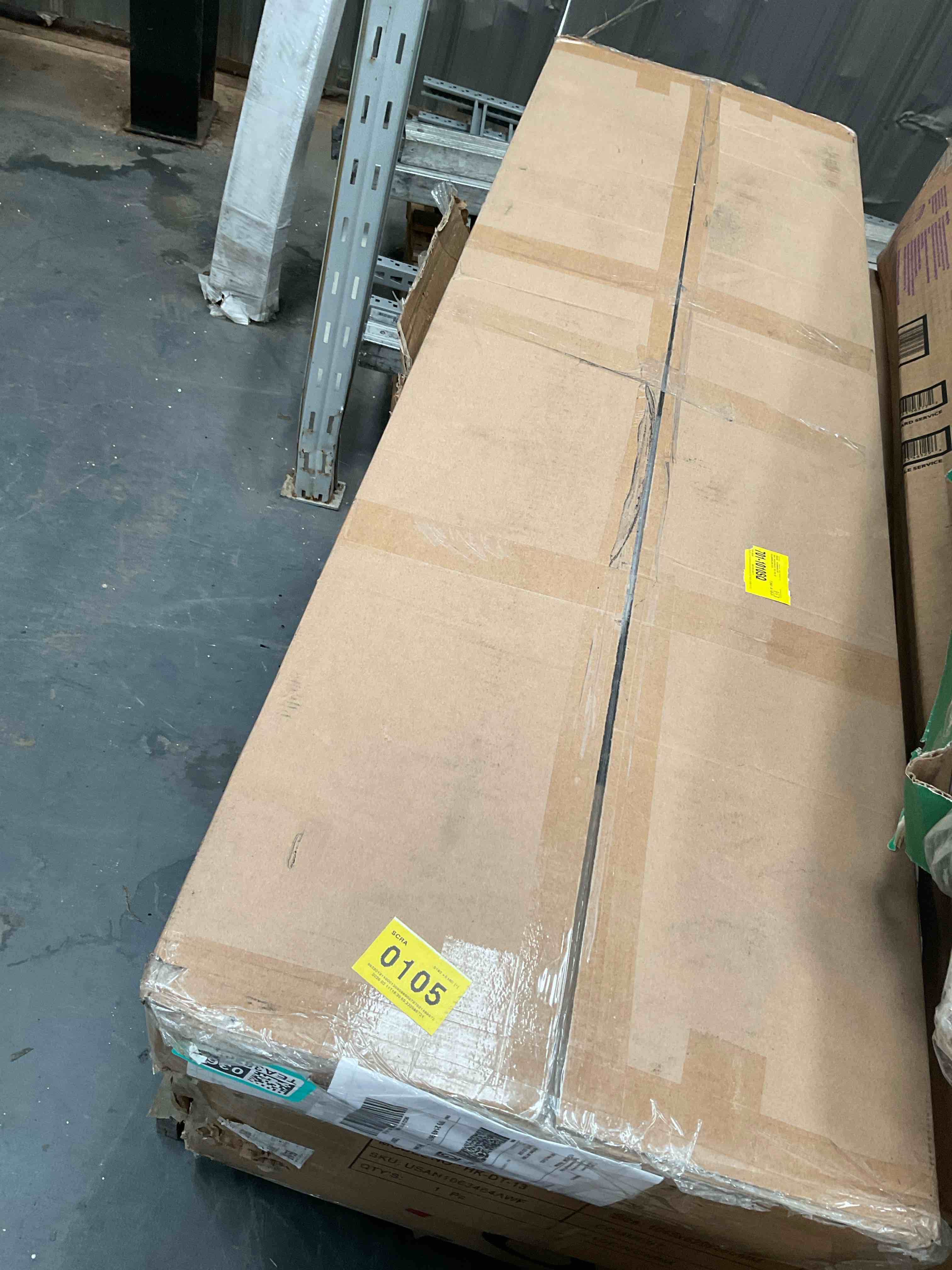 Condition photo showing Good Condition for Bed Frame with 2-Tier Storage Headboard, Platform Bed with LED Lights and Charging Station, Underbed Storage Space