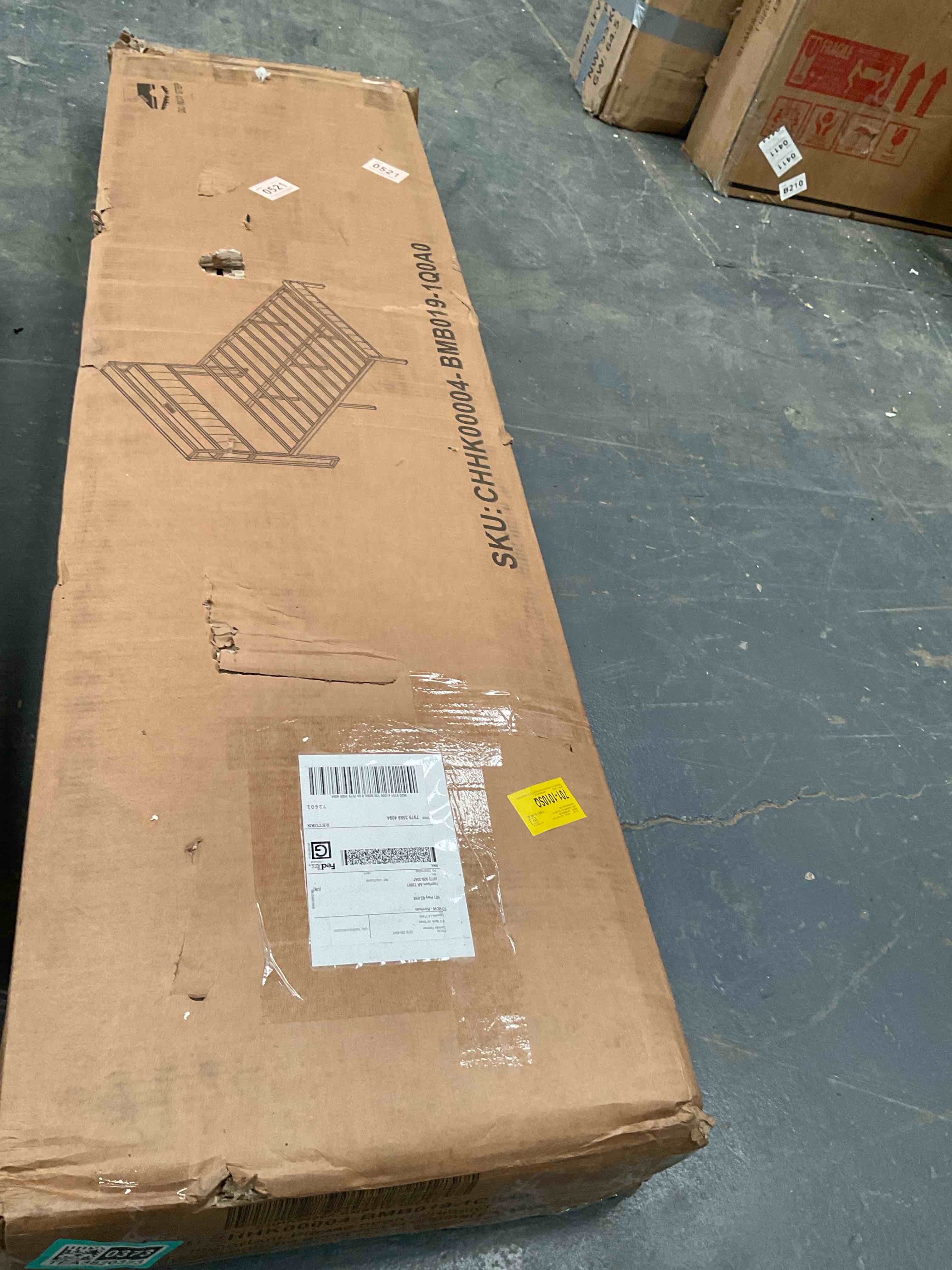 Condition photo showing Good Condition for Tryston Bed with 2-Tier Storage Headboard LED Light