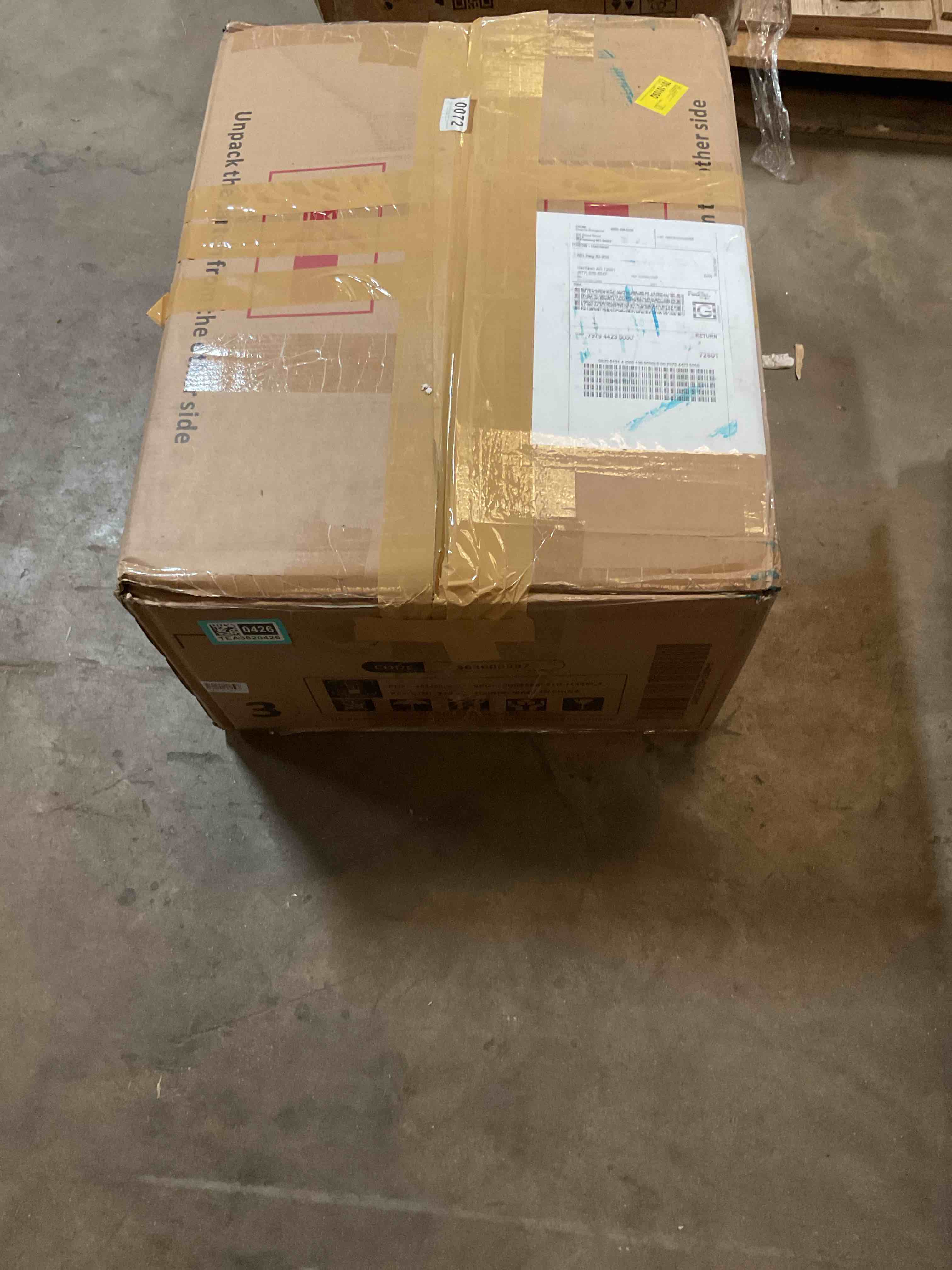 Condition photo showing Good Condition for (INCOMPLETE) Faux Air Leather Recliner Chair Of Box2