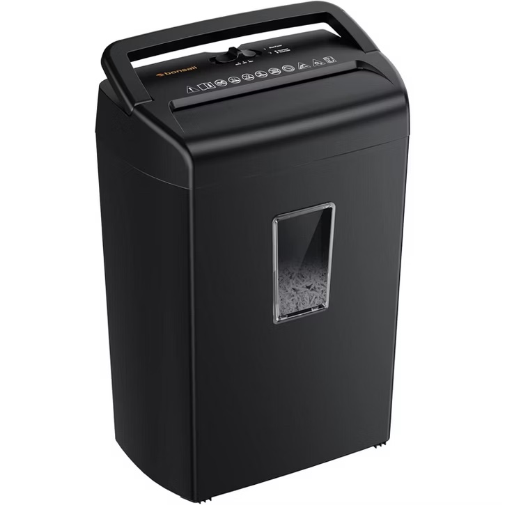 Bonsaii 10-Sheet Cross Cut Paper Shredder