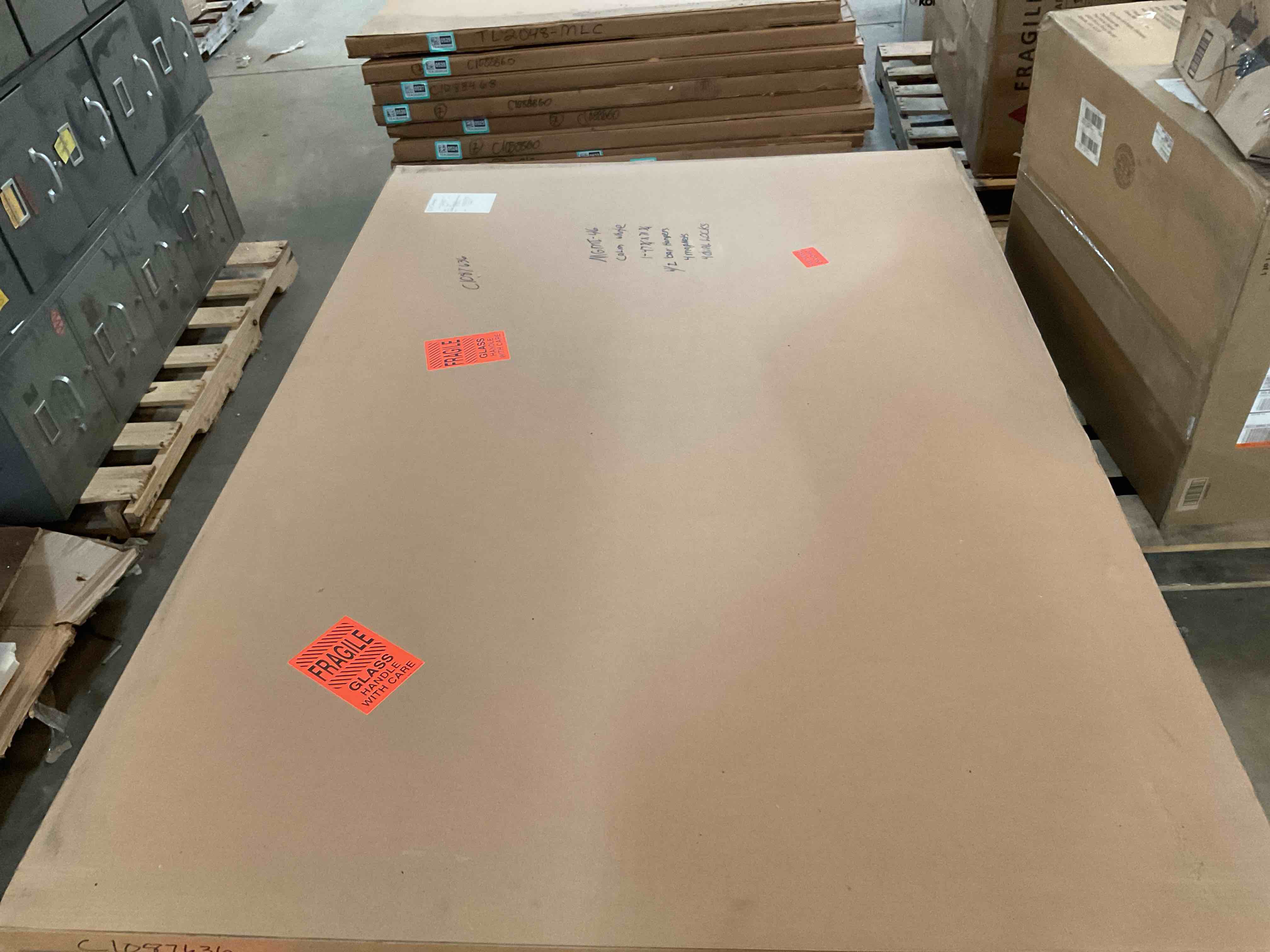 Condition photo showing Good Condition for 9800 Series Magnetic Markerboard w/ Aluminum Frame & Flat Tray (8’W x 4’H)