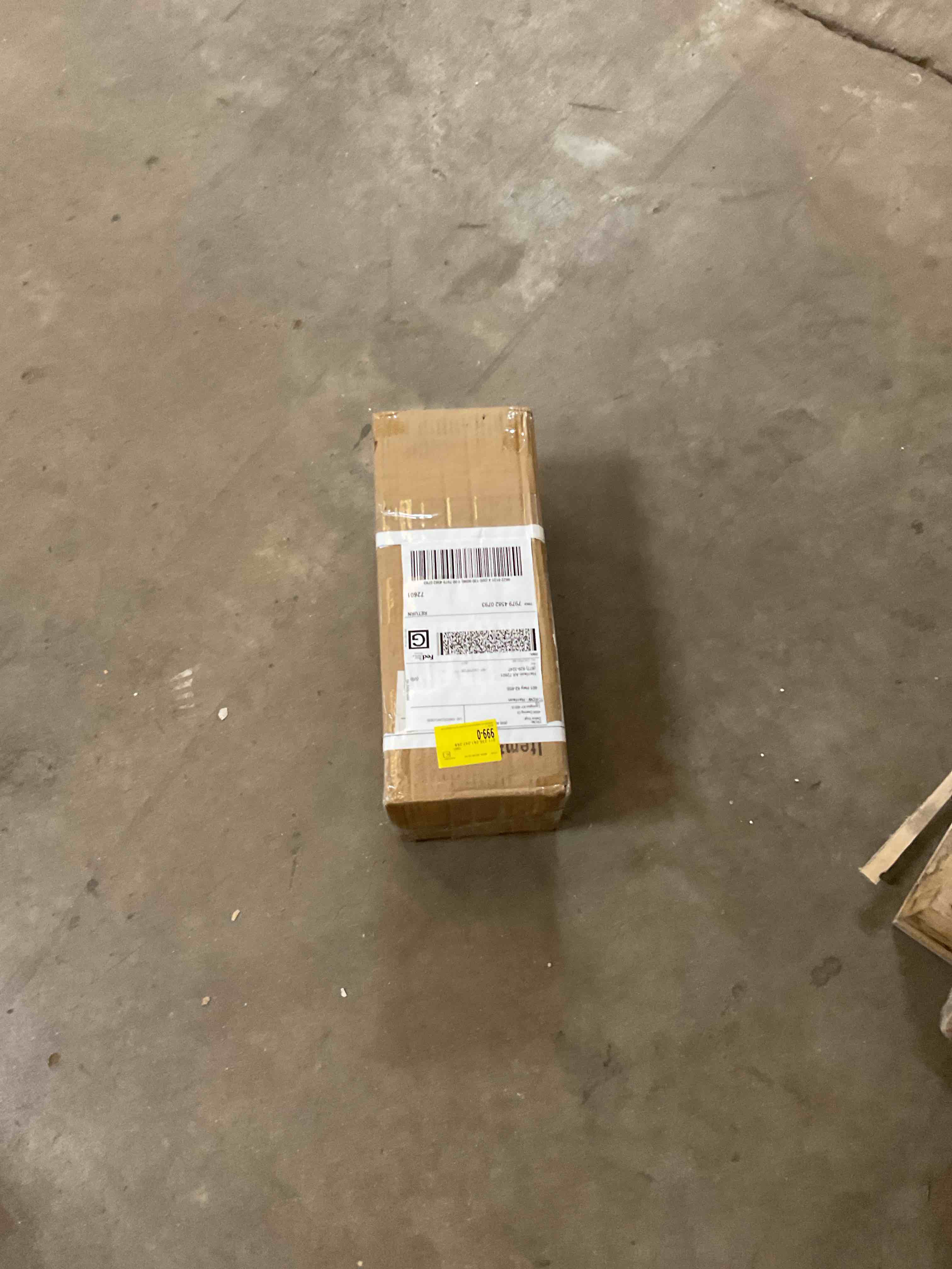 Condition photo showing As Is for 15" Gothic Decorative Candle Lantern (White)