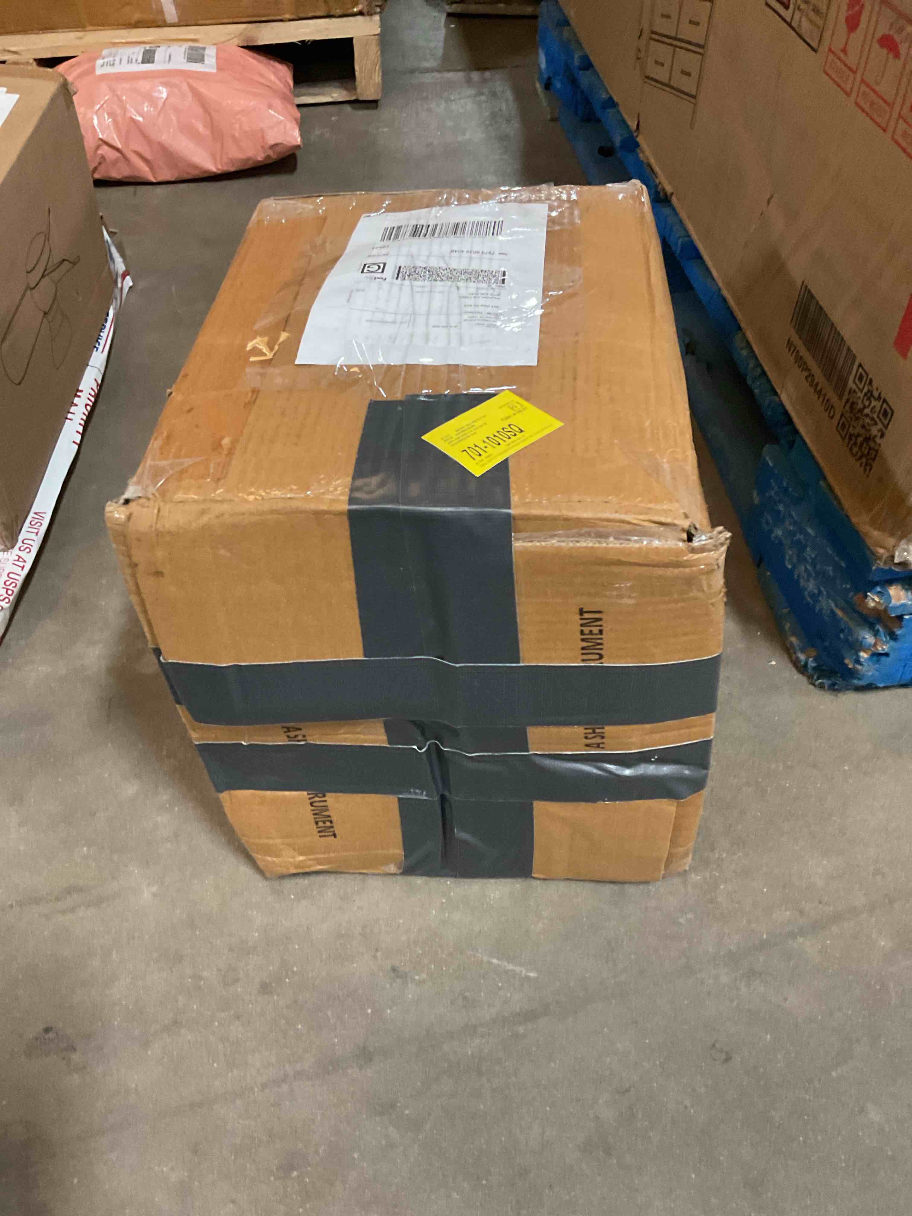 Condition photo showing Good Condition for Imani 100% Cotton Printed Boho Single Curtain Panel with Tufted Chenille Stripe and Lining