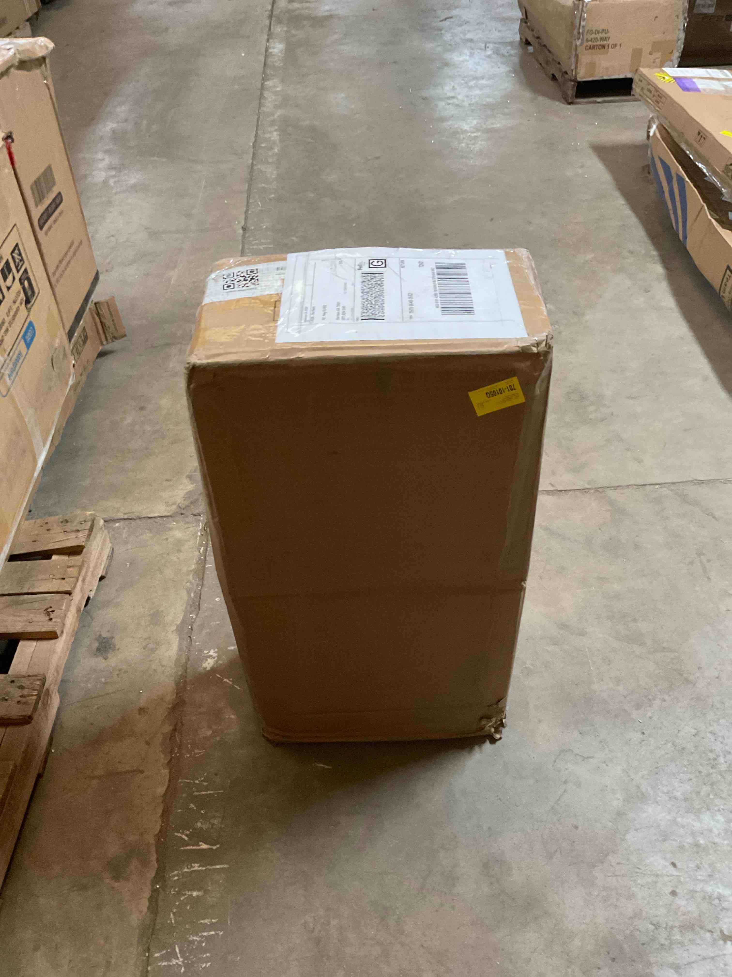 Condition photo showing As Is for (incomplete )63.11" w 12  fabric drawer dresser for bedroom, long dressers tv stand media console with led lights \u0026 power outlets