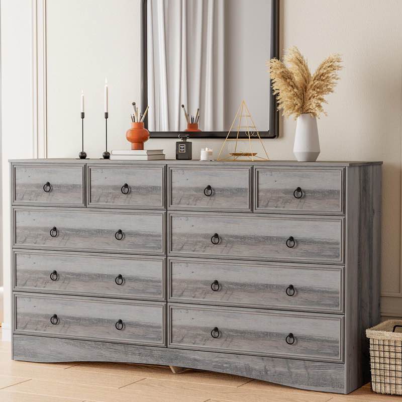 breakwater bay 10 drawer dresser tv stand , chest of drawers for bedroom,dresser for living room