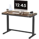 home office height adjustable standing desk with 3 drawers