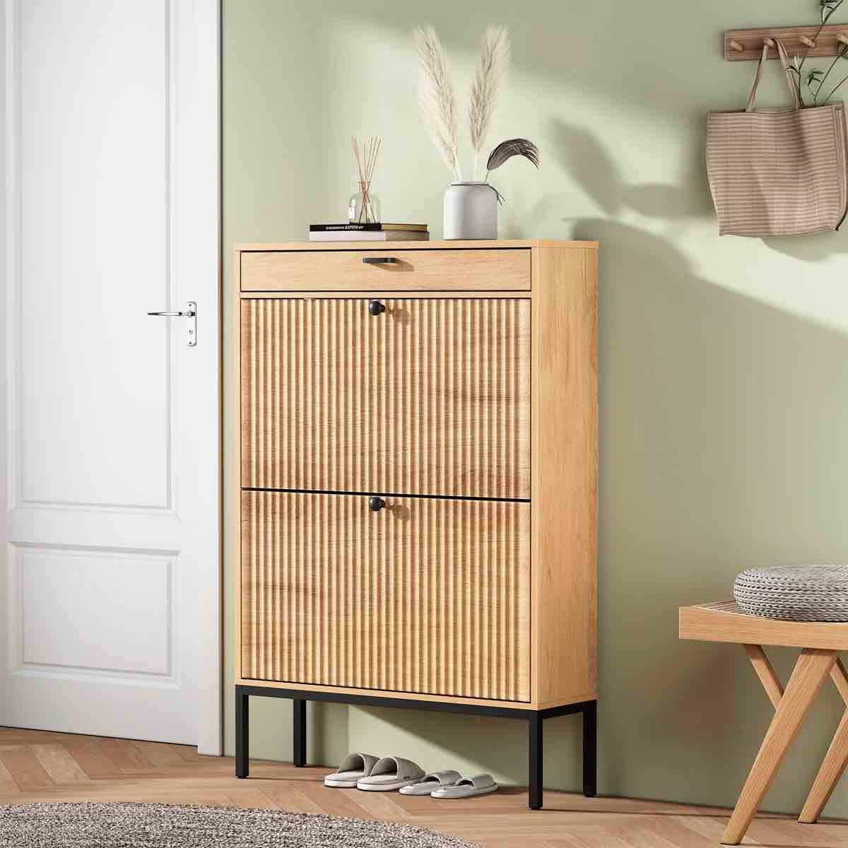 modern minimalist style large capacity shoe cabinet