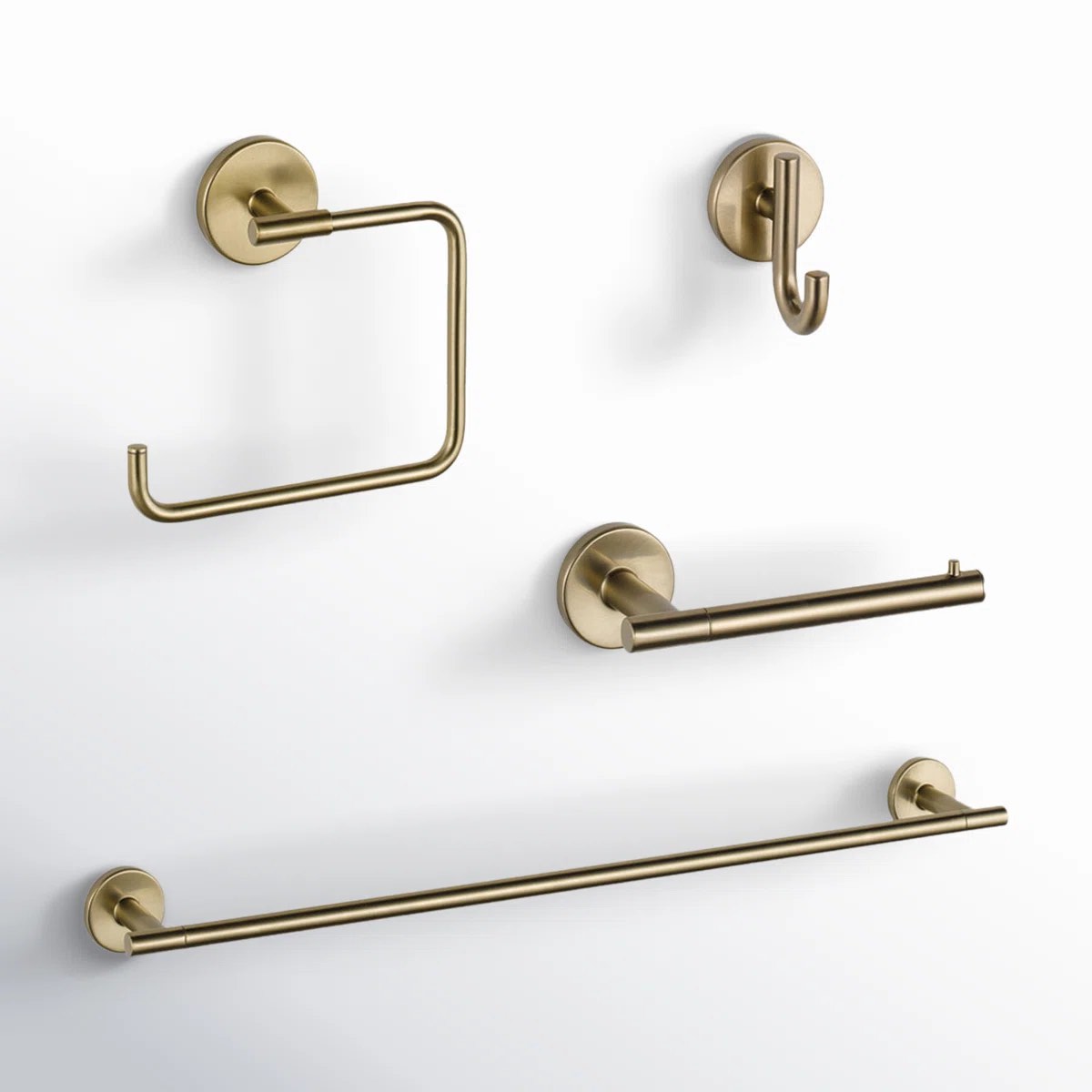 4 - piece bathroom hardware set