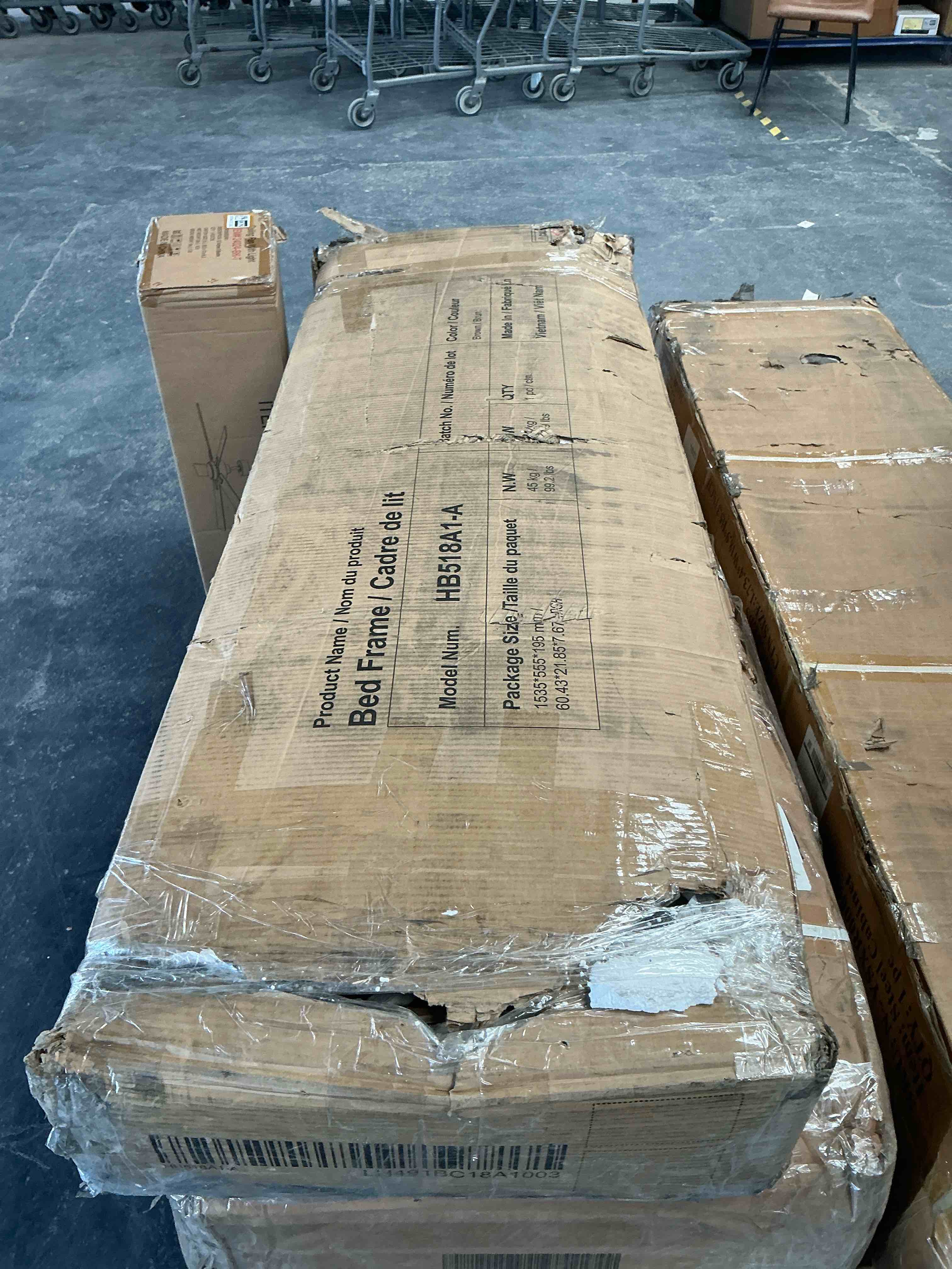 Condition photo showing Good Condition for bed frame with storage shelf
