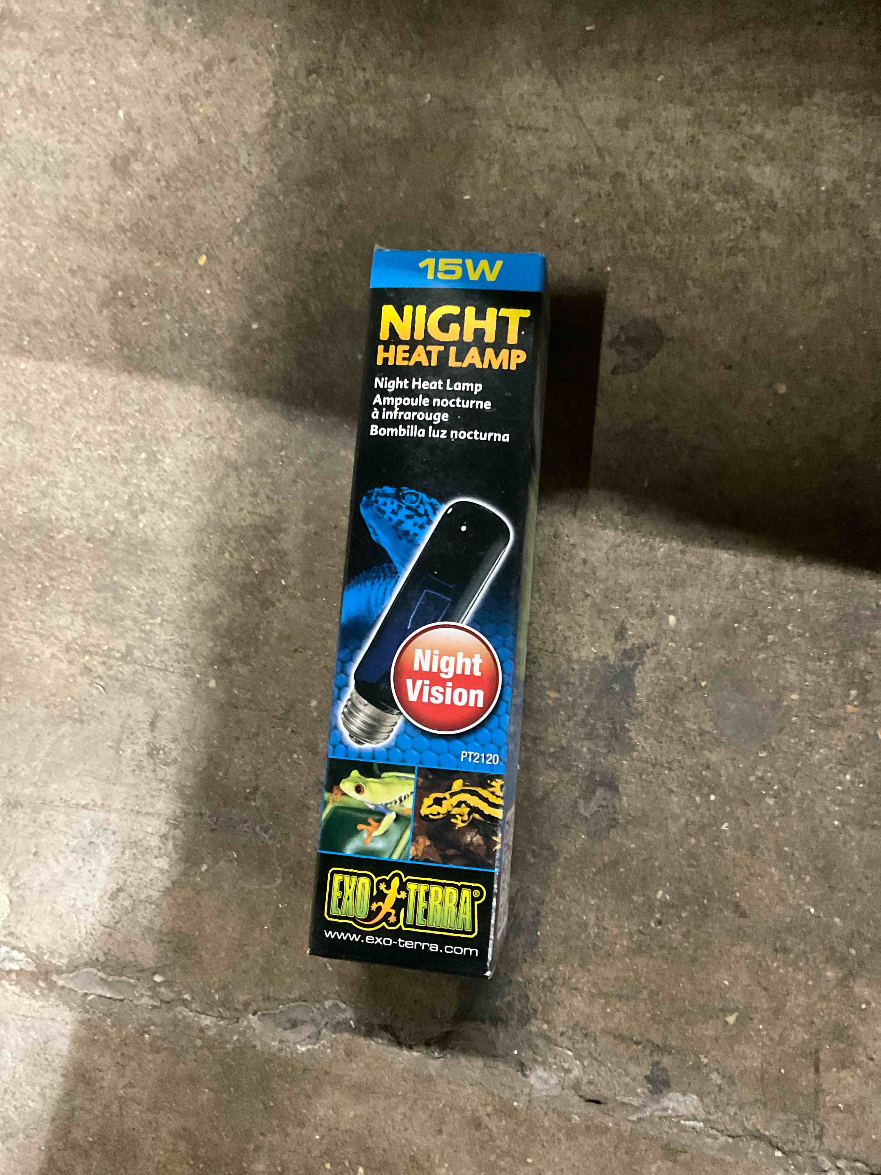 exoterra 15w night heat bulb