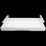 under desk mounted sliding pull-out drawer storage organizer