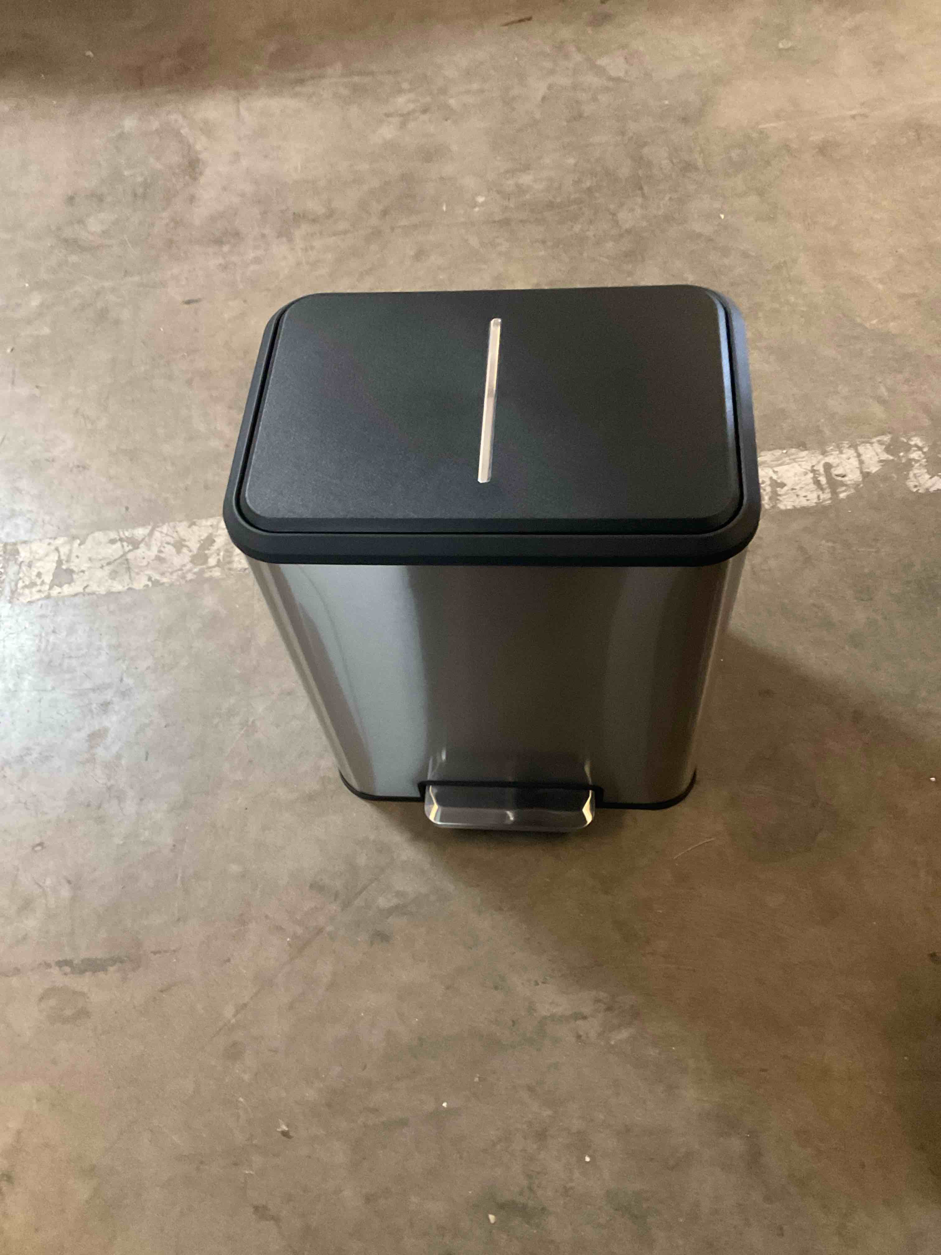double trashcan