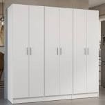 Kitchen Pantry Set Storage Cabinet 6 Doors 12 Utility Shelves 70"L Wooden Organization Unit for Kitchen 9 Adjustable Shelves Anti Tipping