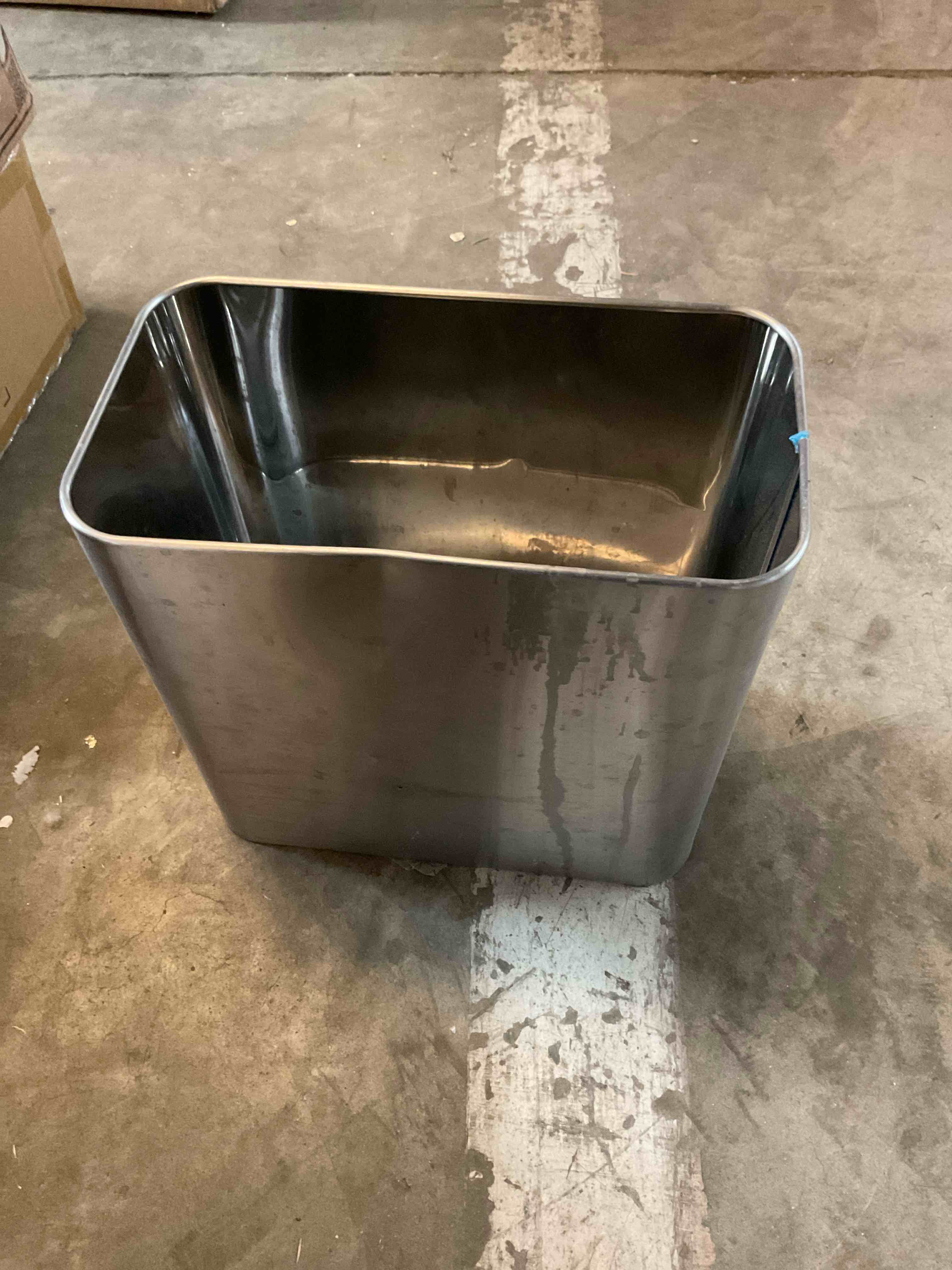 Small Metal Trash Can