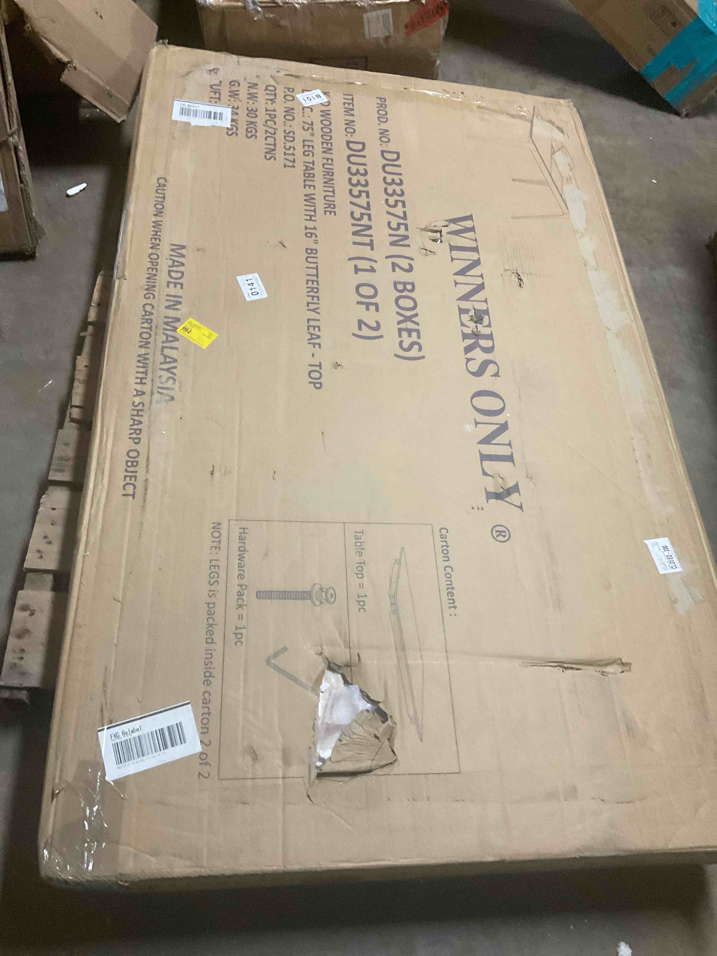 Condition photo showing Good Condition for winners only incomplete table top only 