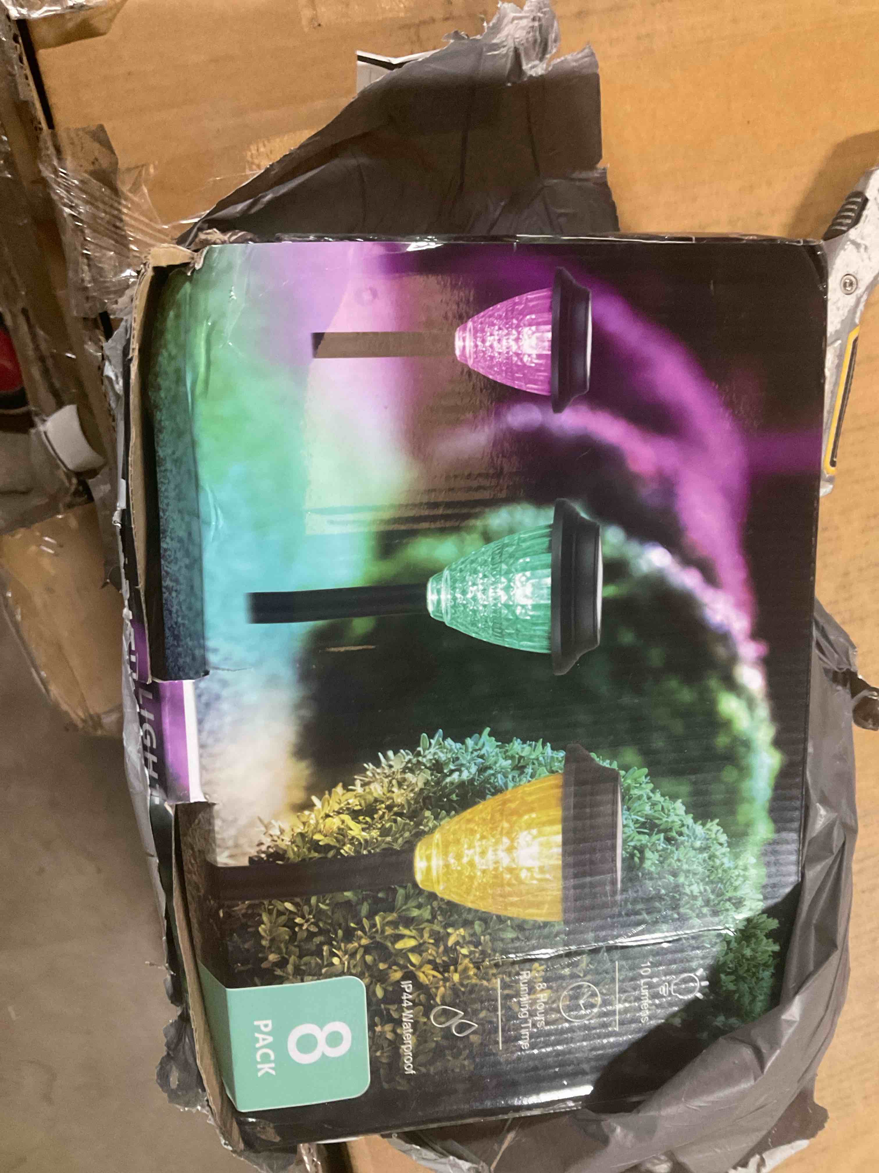 8 pack 10 lumen yard lights