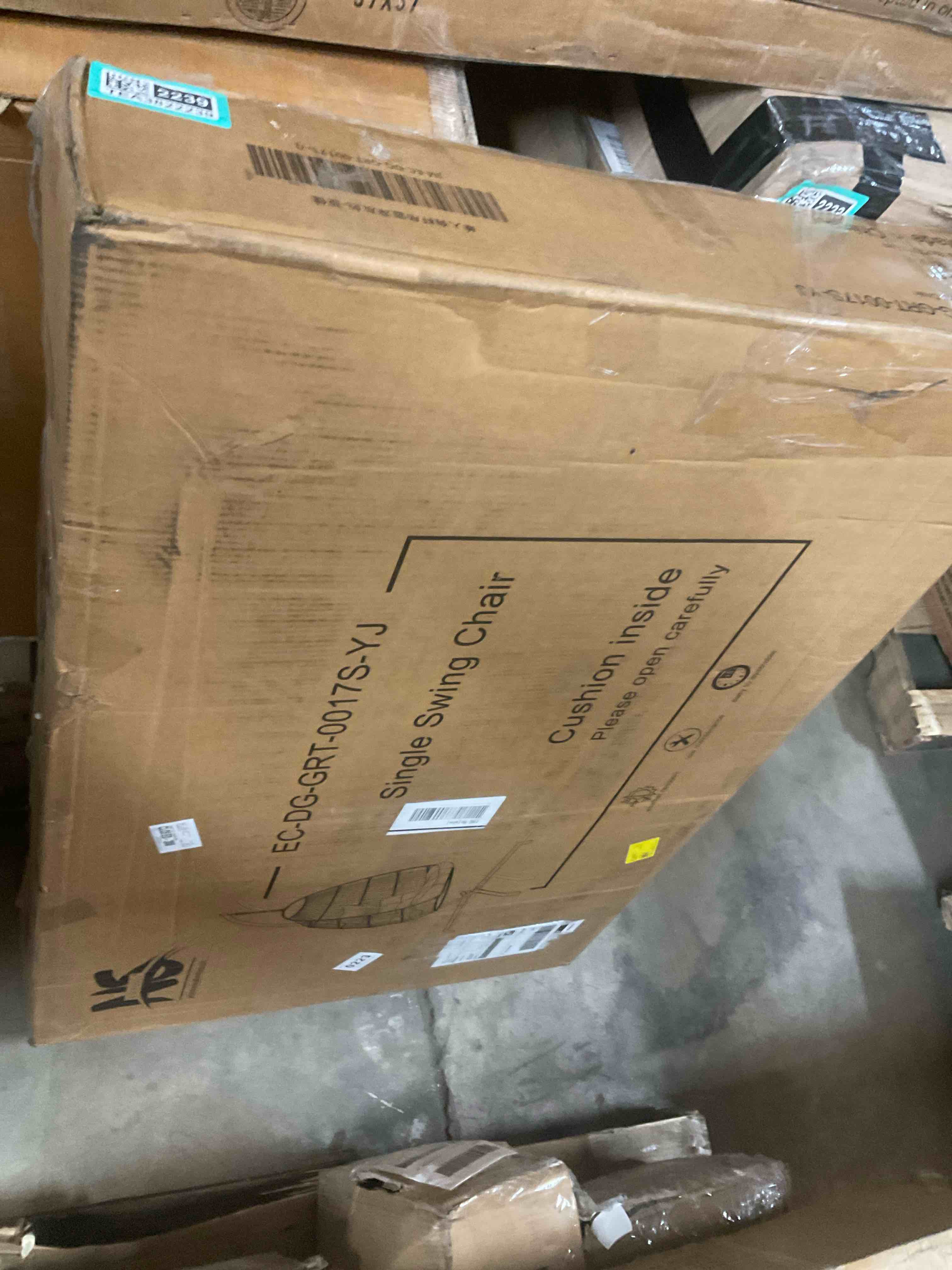 Condition photo showing Good Condition for chingford outdoor/indoor swing egg chair with stand