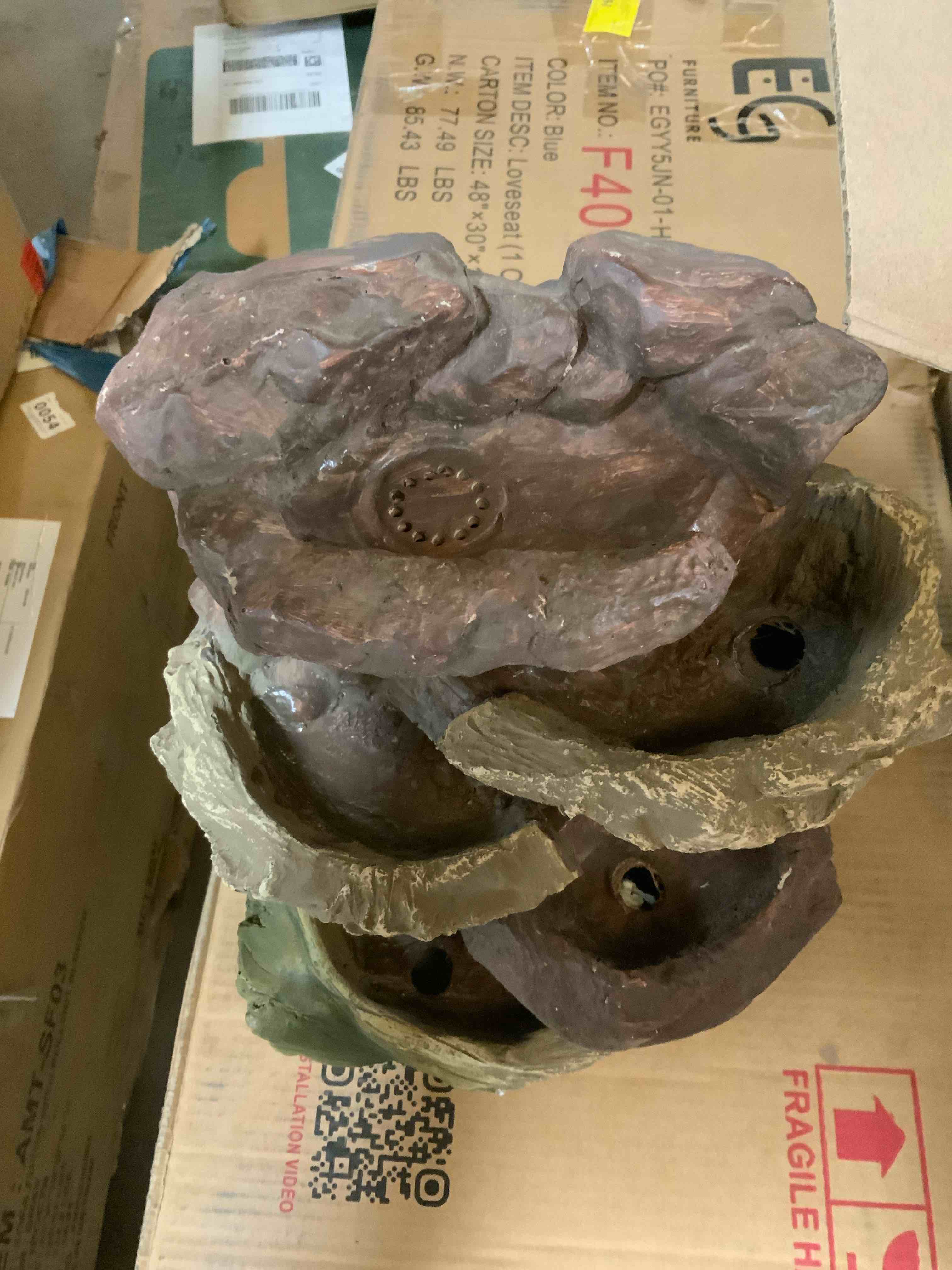 Condition photo showing Good Condition for (damaged)tabletop waterfall fountain 