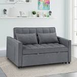 omorfo 53.2'' upholstered convertible sleeper sofa