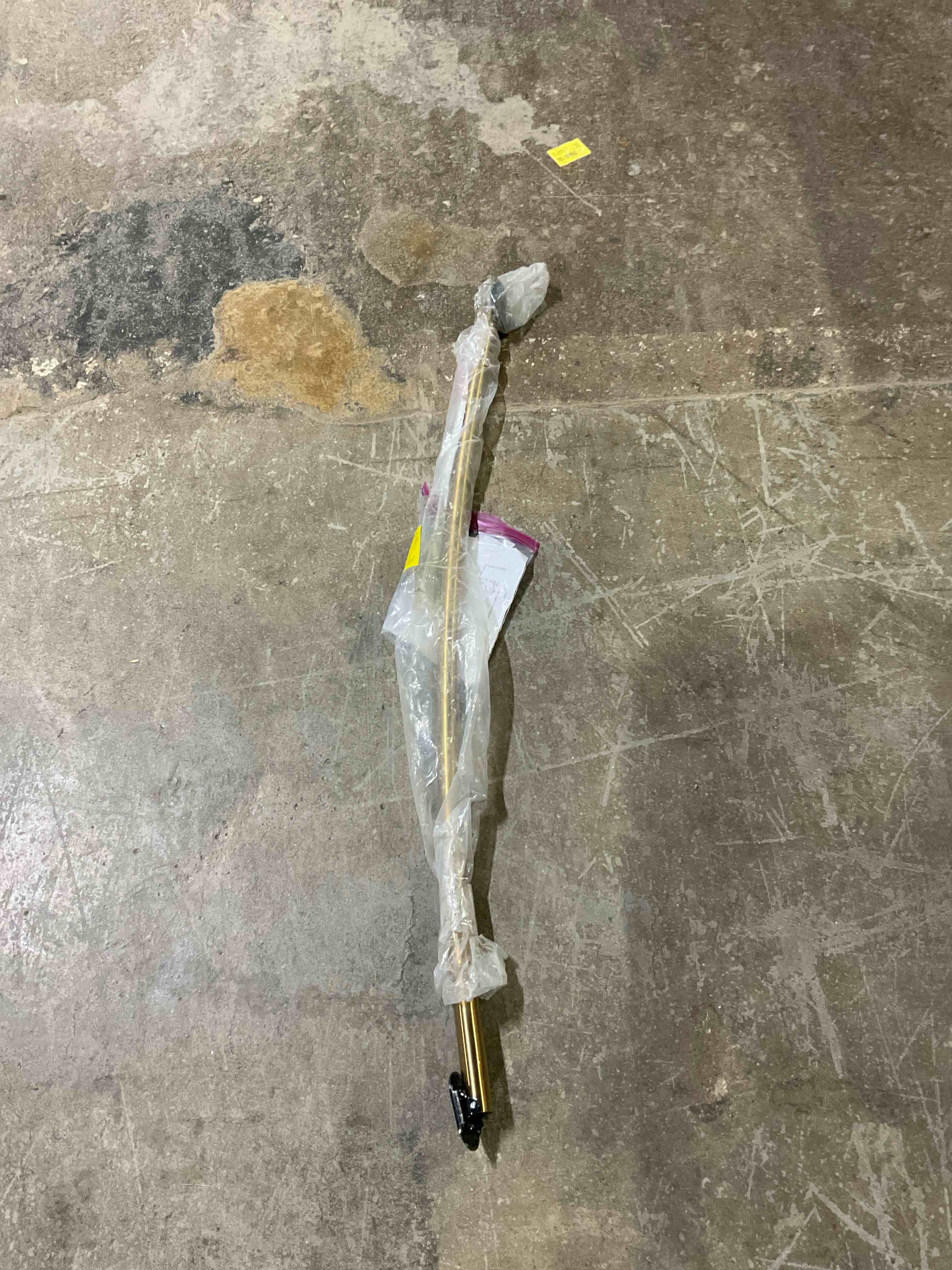 Condition photo showing As Is for curtain rod