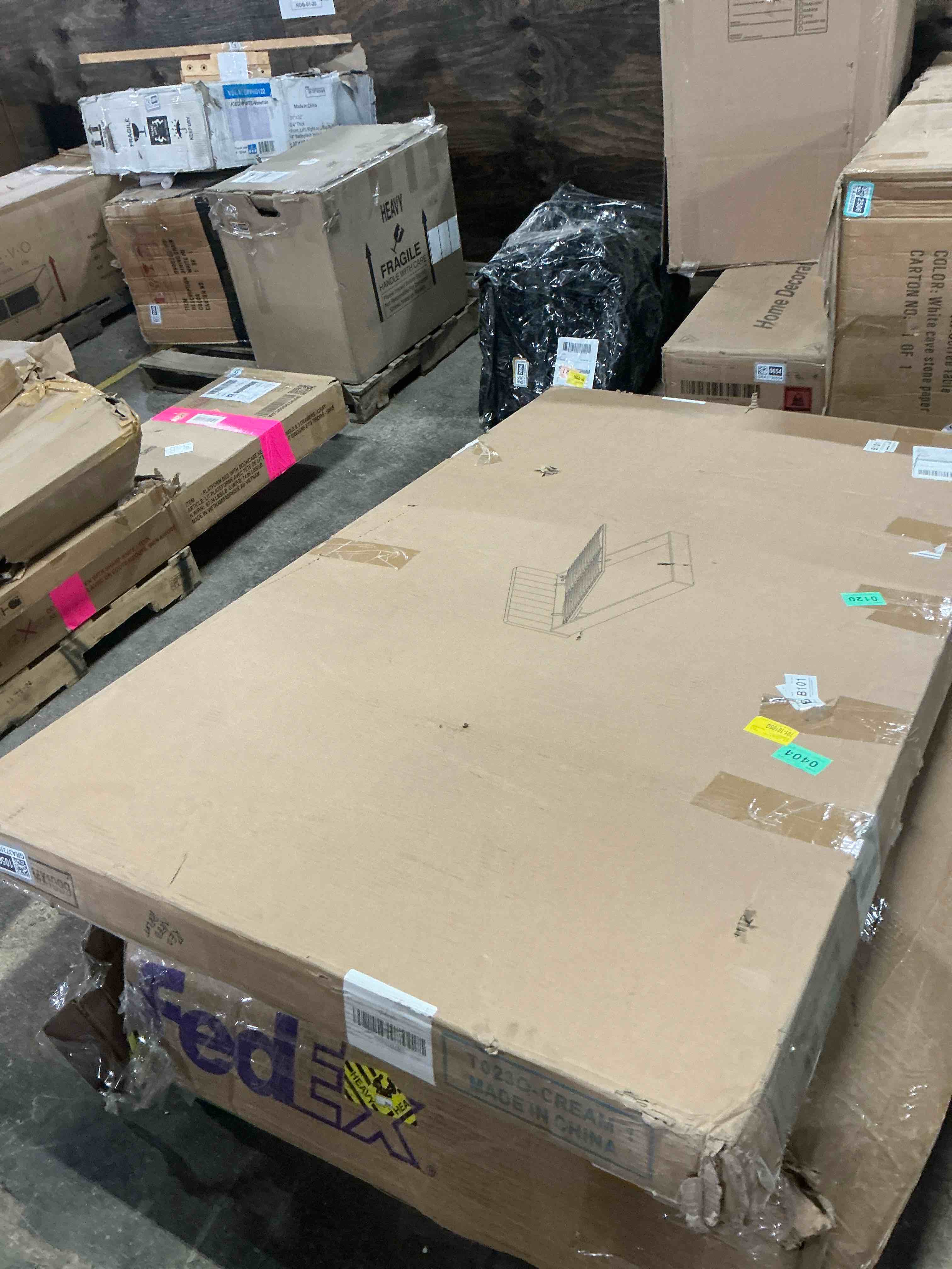 Condition photo showing Good Condition for hydraulic lift up storage upholstered platform bed