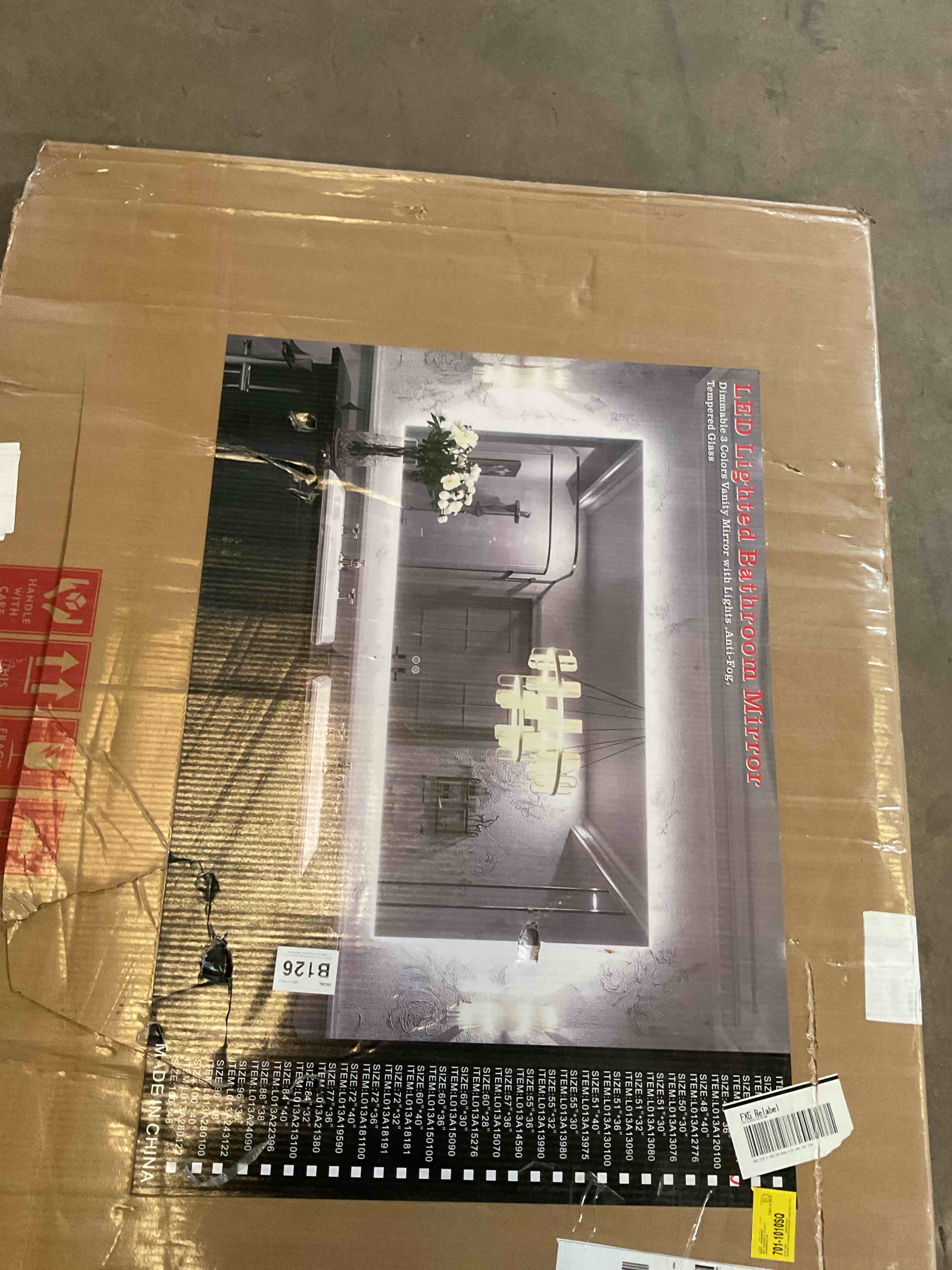 Condition photo showing Good Condition for aevar ul certified led anti-fog tempered glass bathroom/vanity mirror