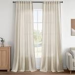dennan light-filtering curtain with back tab hooks