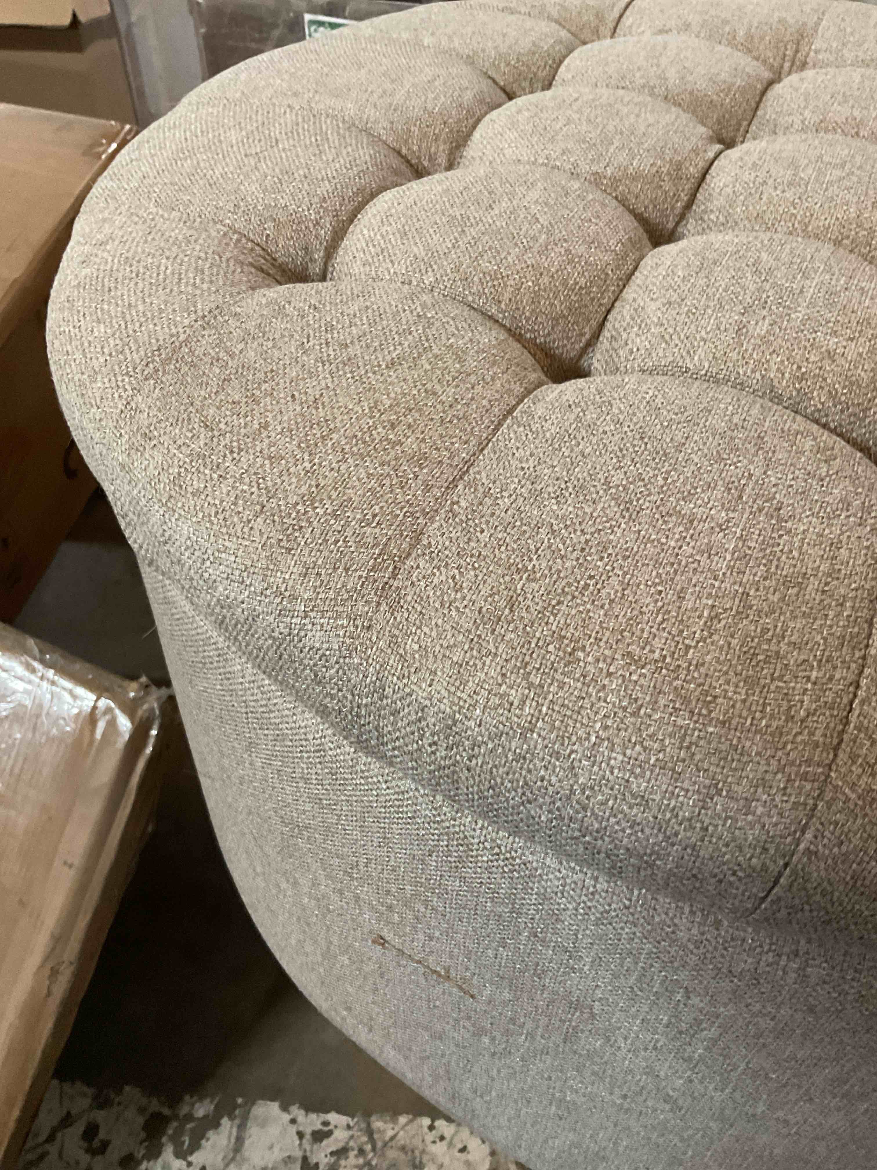 storage ottoman round 