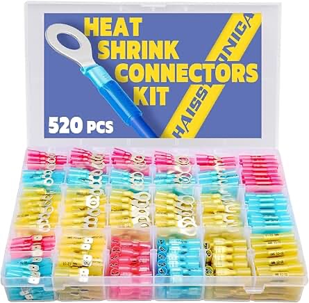 haisstronica 280pcs heat shrink wire connectors