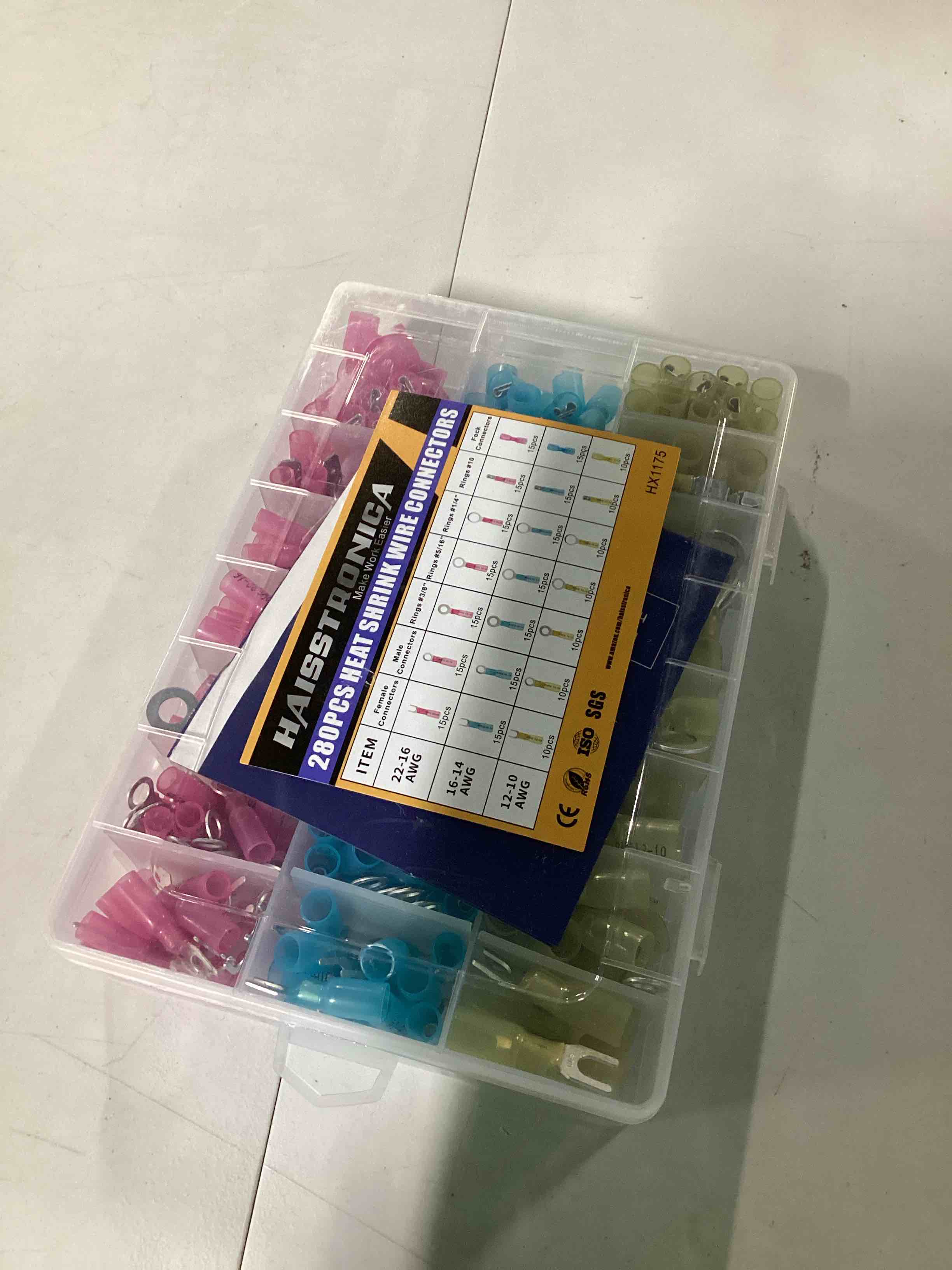 Condition photo showing Good Condition for haisstronica 280pcs heat shrink wire connectors